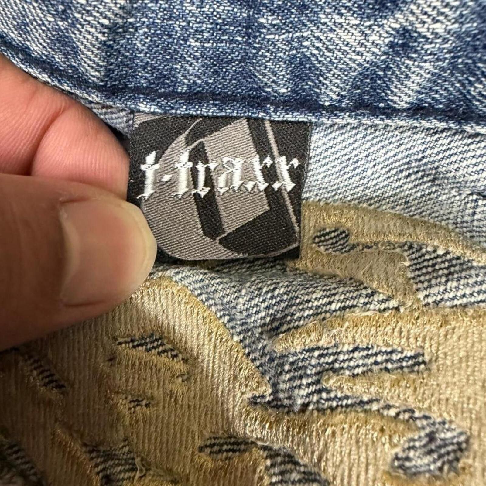 Other T-TRAXX denim jeans straight fit embroidery on back Size US 32 / EU 48 - 7 Thumbnail