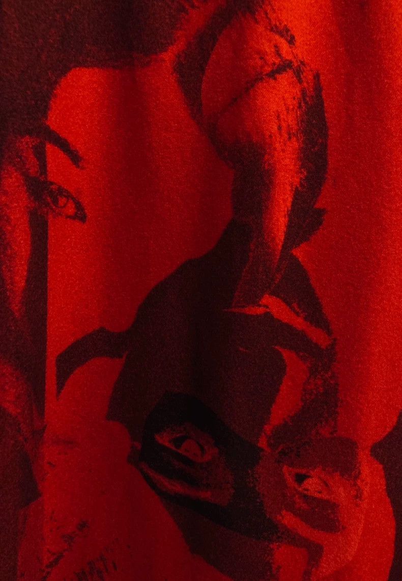 Yohji Yamamoto Yohji Yamamoto Pour Homme 18aw Red and black scarf collar P Size US S / EU 44-46 / 1 - 5 Thumbnail