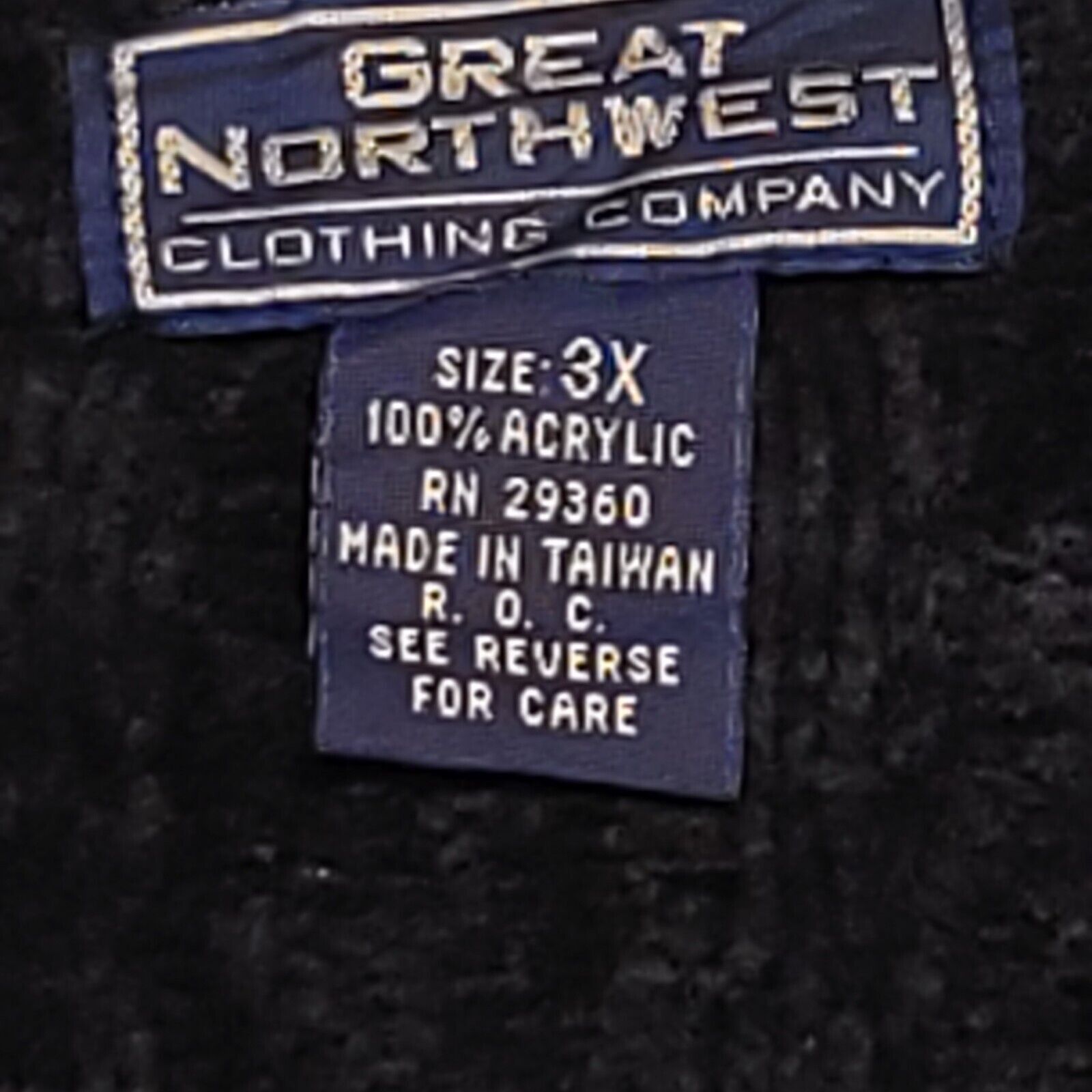 Great Northwest Great Northwest Casual Pullover Sweater Mens Size 3X Black Size US XXL / EU 58 / 5 - 3 Thumbnail