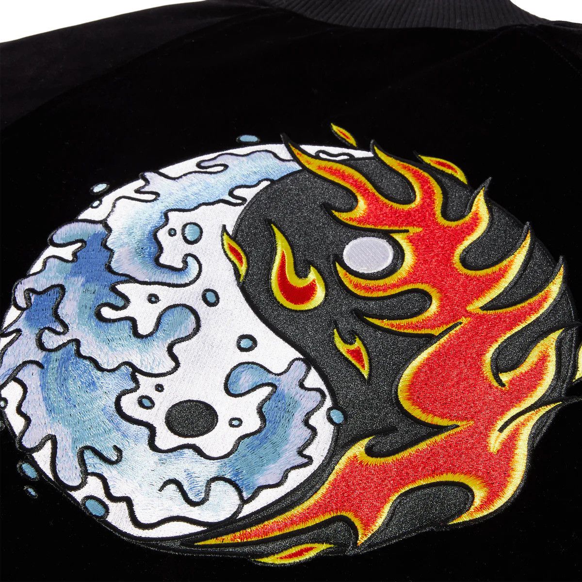 Huf Huf Destructive Skajyan Reversible Bomber Jacket Fire Water Size US L / EU 52-54 / 3 - 7 Thumbnail