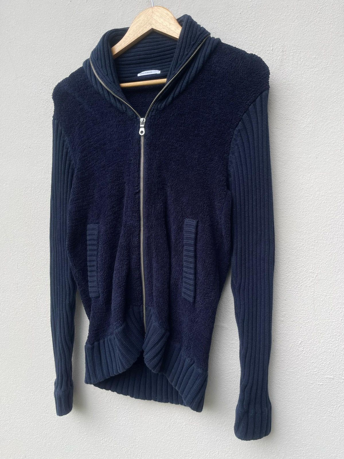 Designer × Japanese Brand × Takeo Kikuchi Takeo Kikuchi Knit Full Zipper Hoodie Jacket Size XS / US 0-2 / IT 36-38 - 10 Thumbnail