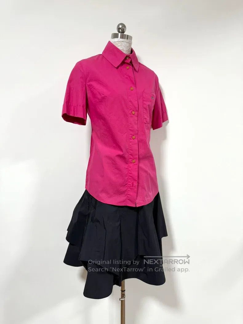 Vivienne Westwood Vivienne Westwood Old label pink short-sleeve shirt top Size M / US 6-8 / IT 42-44 - 2 Thumbnail