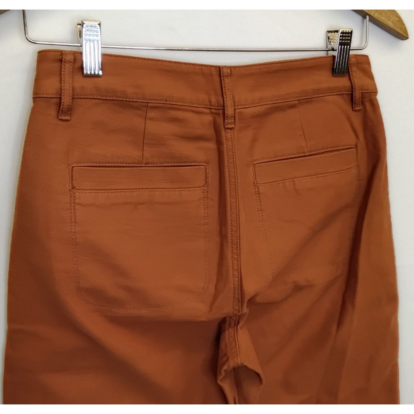 J.Crew J. Crew Straight Pant Women 00 (26"x27") Orange Trouser NWT Size 24" / US 00 / IT 34 - 5 Thumbnail