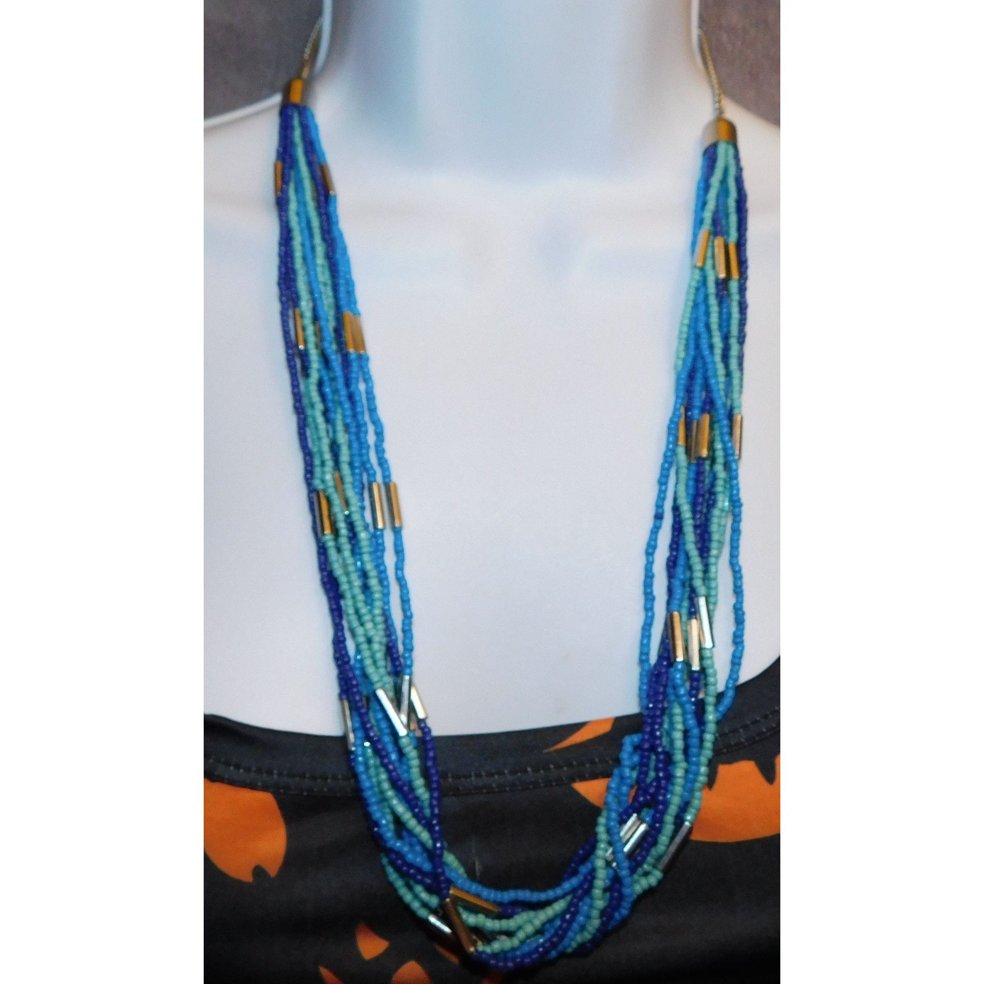 Other Blue And Silver Necklace Size ONE SIZE - 2 Thumbnail