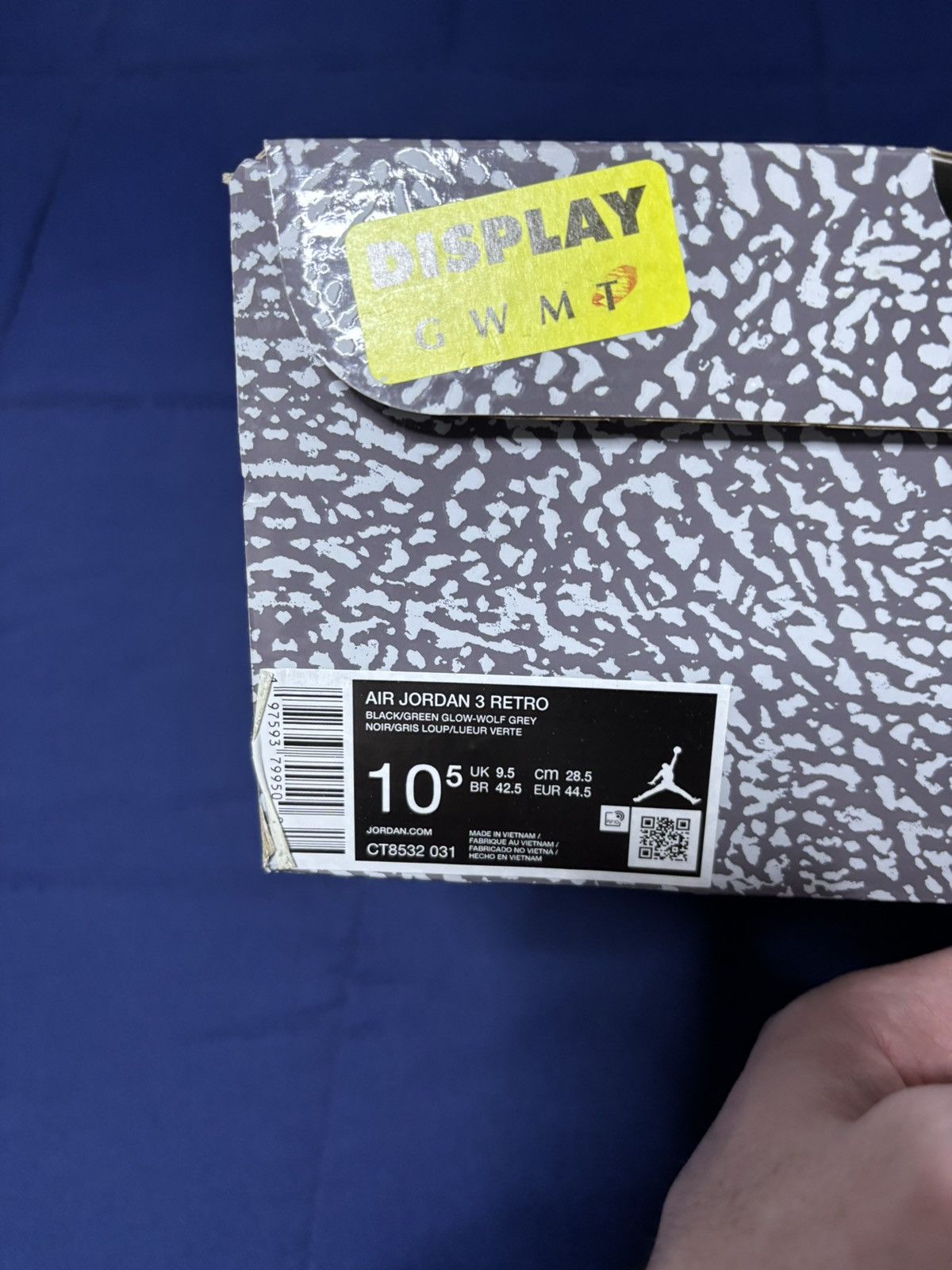 Jordan Brand Jordan 3 Retro Green Glow 2024 Size 10.5 Size US 10.5 / EU 43-44 - 8 Thumbnail