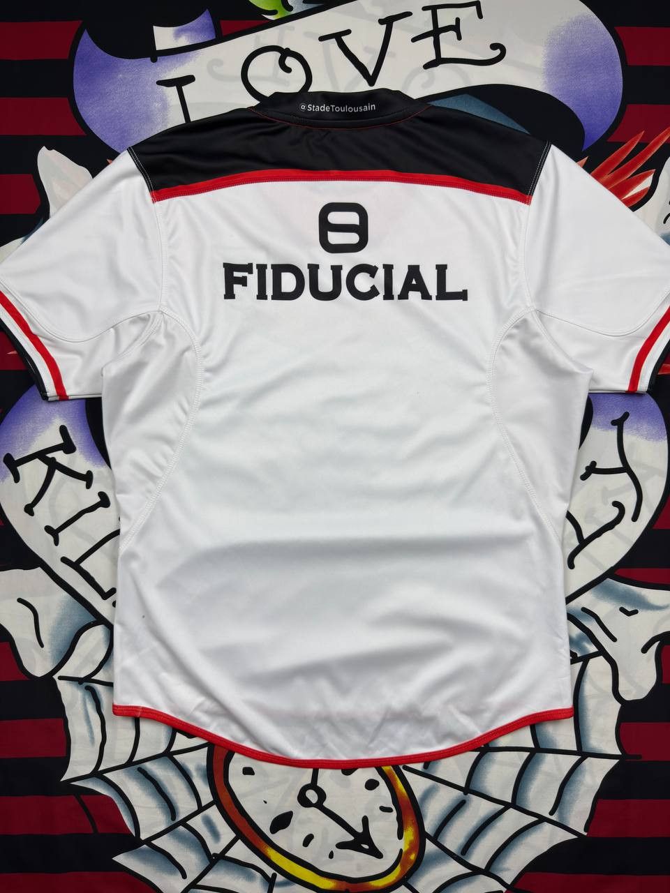 Other BLK Maillot rugby Stade Touluosain Toulouse home Jersey Size US M / EU 48-50 / 2 - 6 Thumbnail