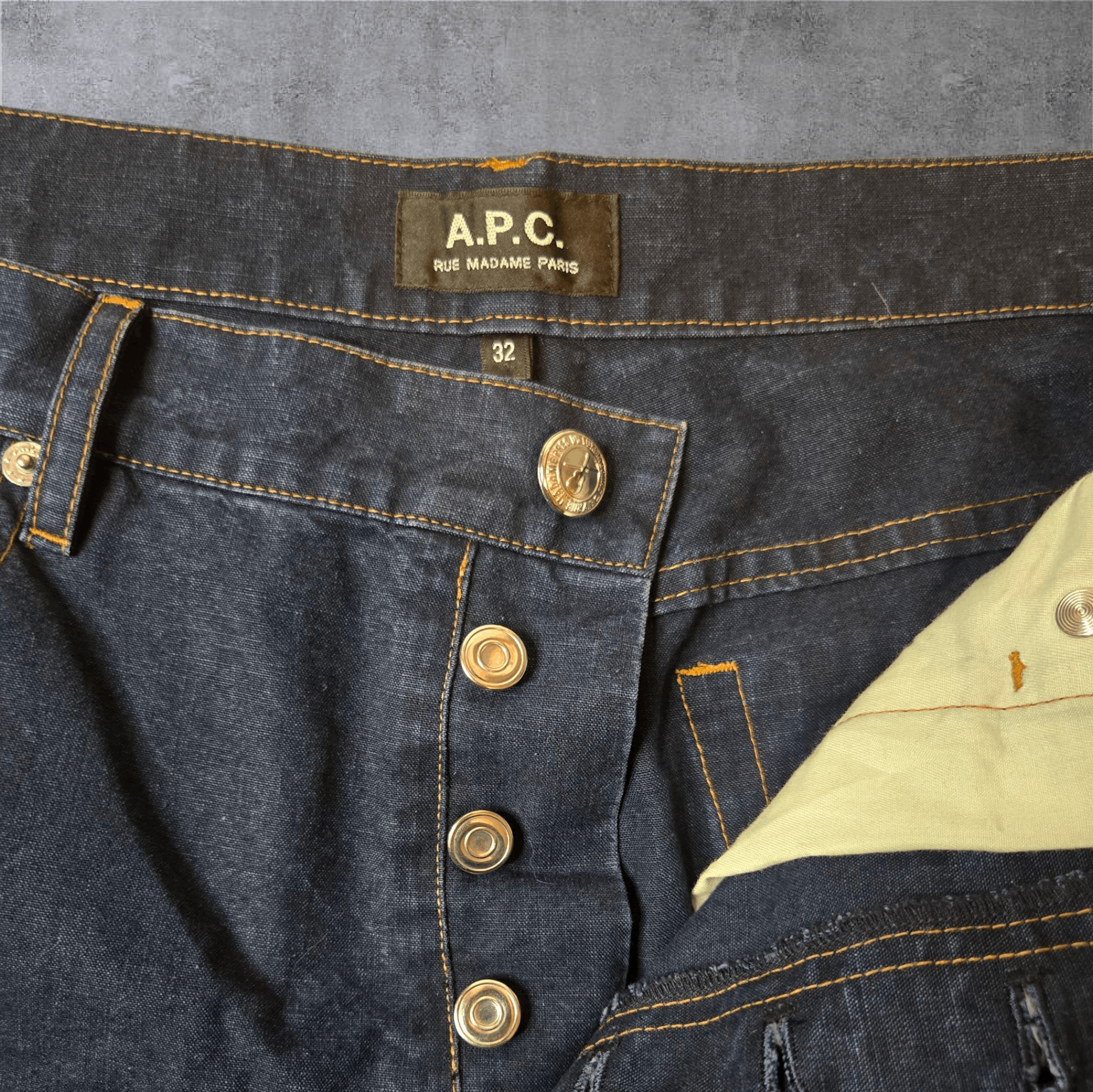 A.P.C. A.P.C. Slim Indigo Denim Size US 32 / EU 48 - 3 Thumbnail
