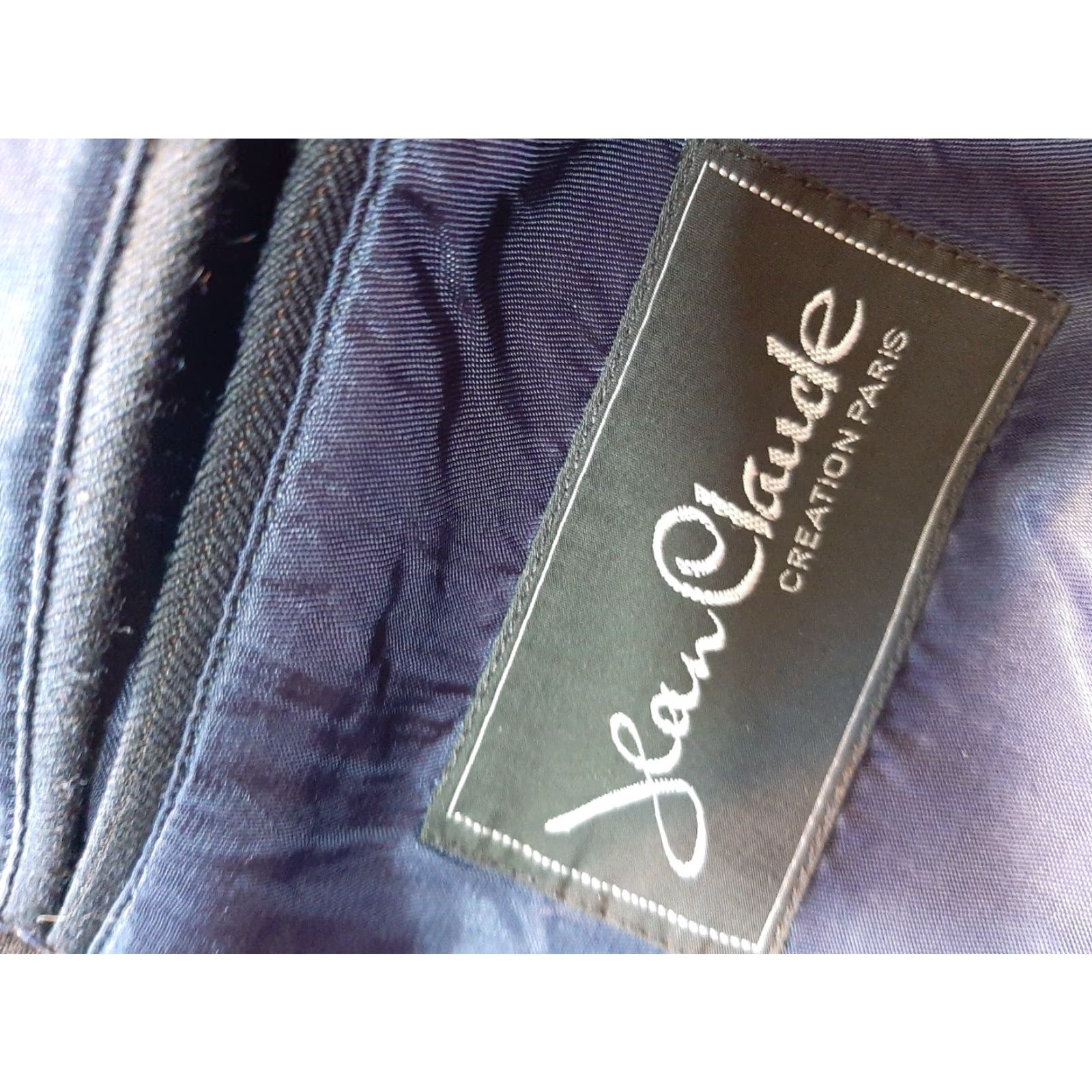 Vintage **VINTAGE Jean Claude Mens Suit Size 46 R Dark Blue Wool** User: Vintage Jean Claude Mens Suit Size 46 R Dark Blue Wool Size 46R - 4 Thumbnail
