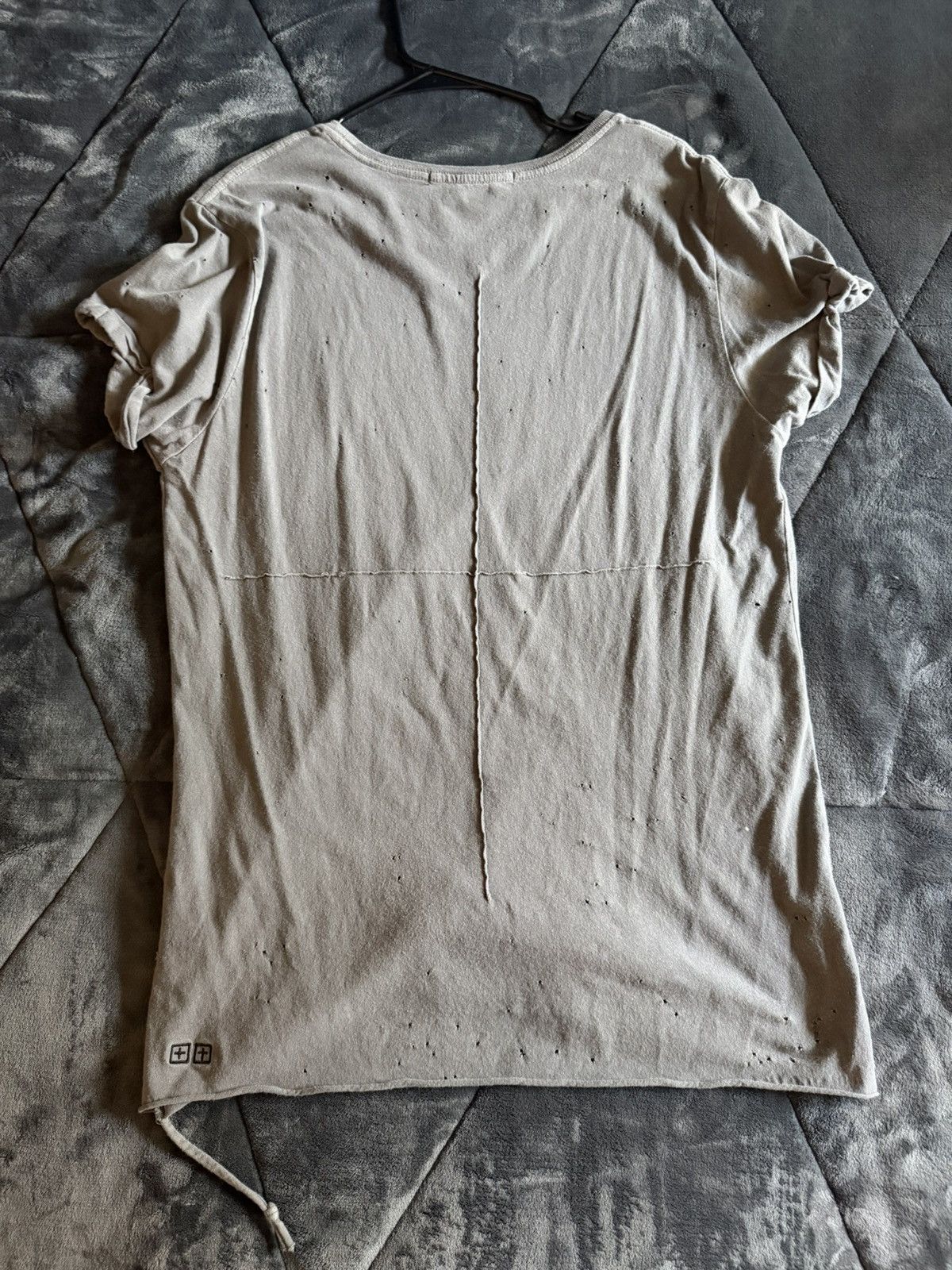 Ksubi Ksubi distressed stitched Tee Size US M / EU 48-50 / 2 - 2 Thumbnail