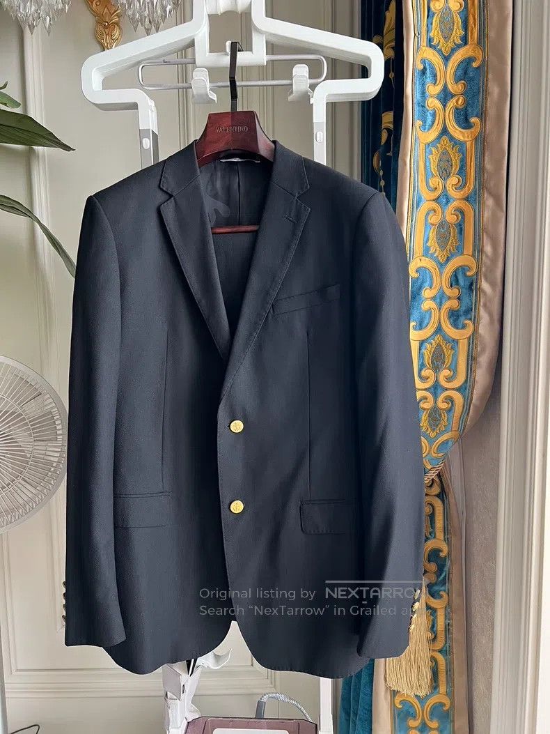 Valentino Valentino Black suit suit Size 52S - 1 Thumbnail