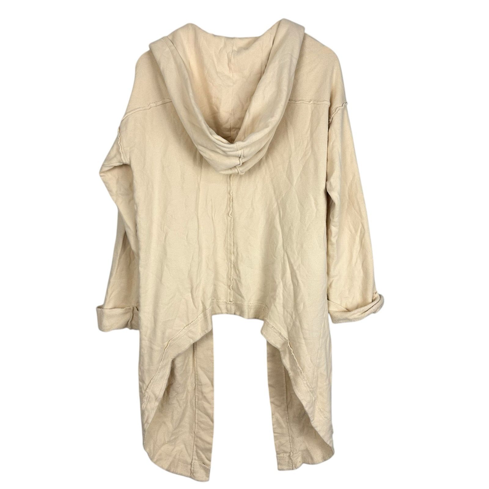 Free People Free People Beach Terry Cloth Hooded Waterfall Cardigan S Size S / US 4 / IT 40 - 4 Thumbnail