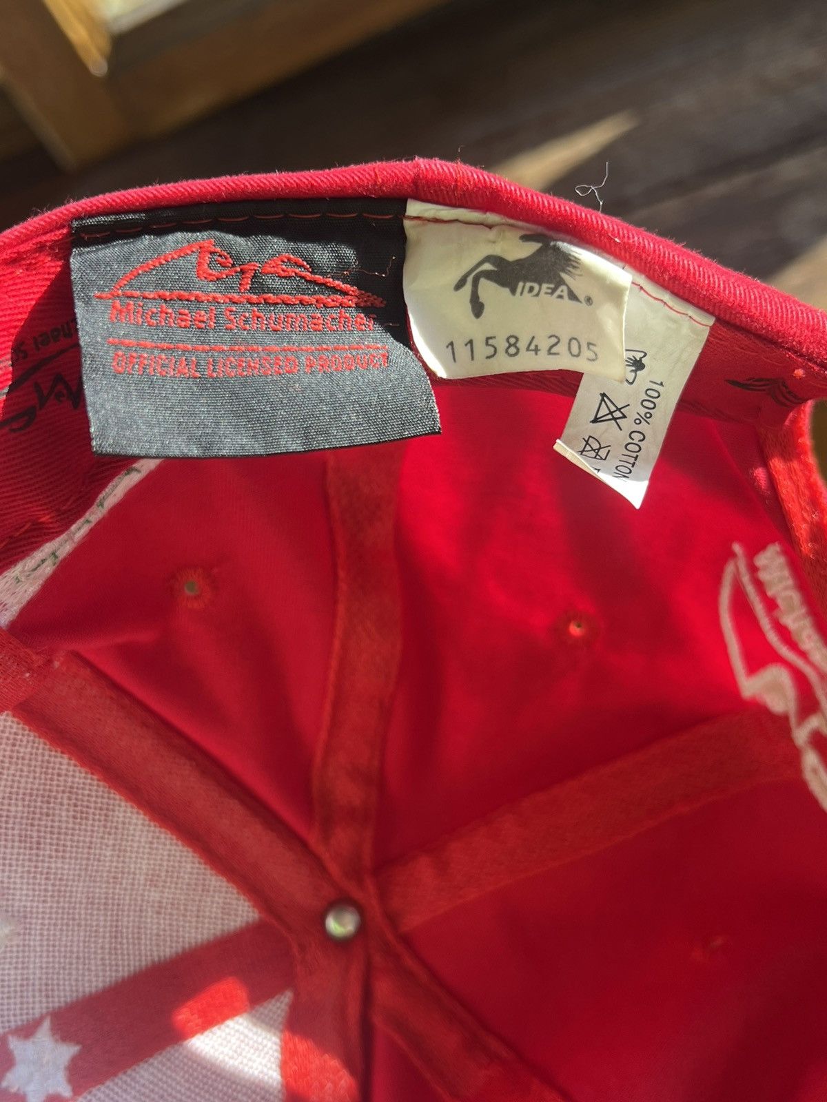 Ferrari Vintage Hat Michael Schumacher Formula 1 Ferrari racing cap Size ONE SIZE - 18 Thumbnail