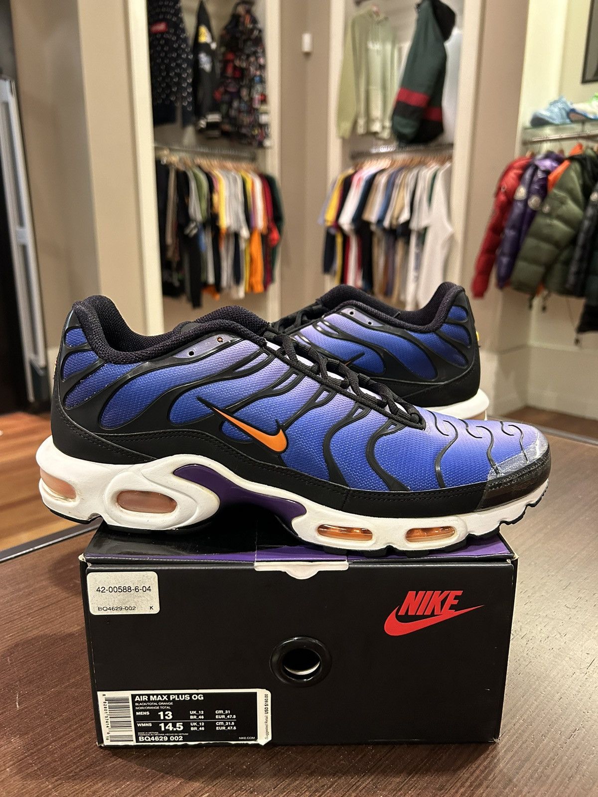 Nike Nike Air Max Plus OG Voltage Purple (2018) Size US 13 / EU 46 - 2 Thumbnail
