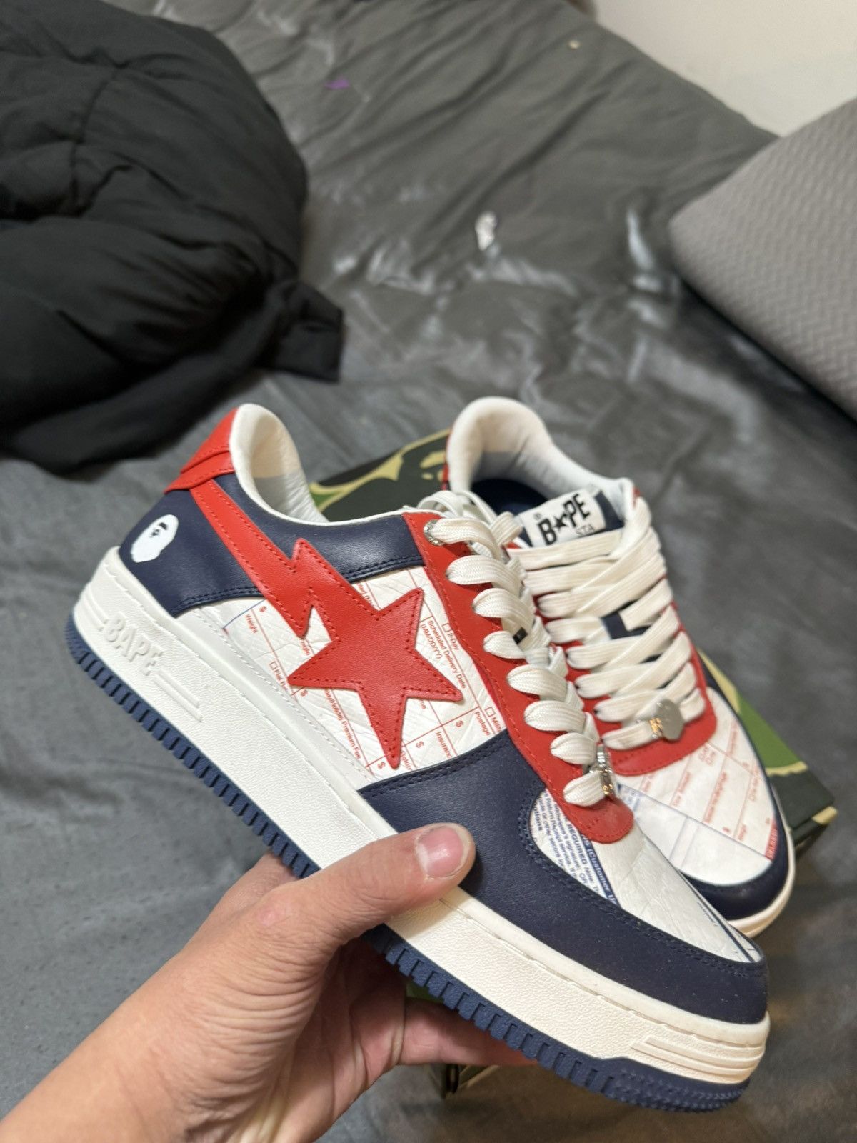 Bape USPS x Bapesta 'Priority Mail Express Label' Size US 10 / EU 43 - 5 Thumbnail