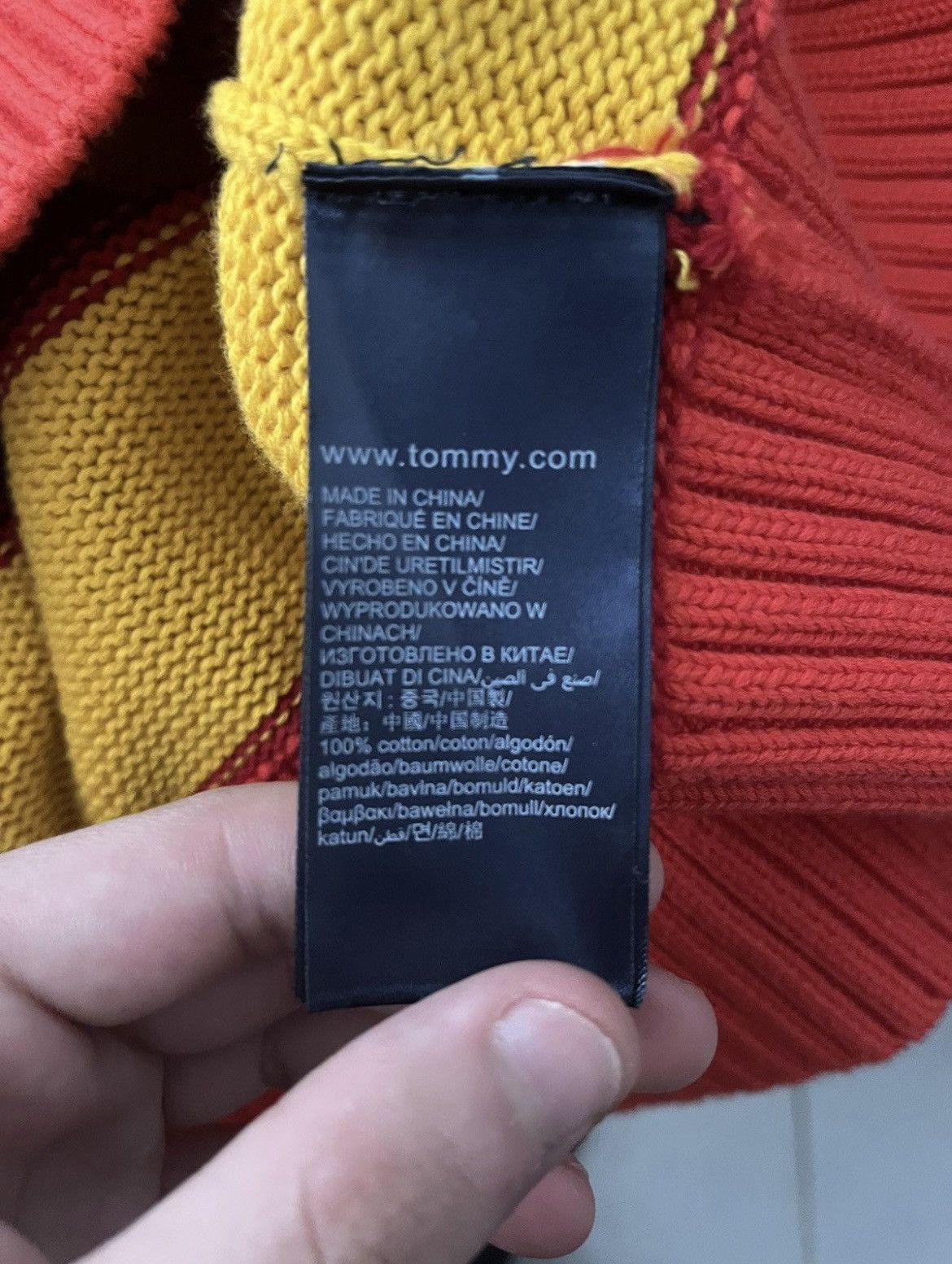 Tommy Hilfiger × Vintage Vintage Tommy Hilfiger ‘Cable Knitted Sweater’ Size US M / EU 48-50 / 2 - 4 Thumbnail