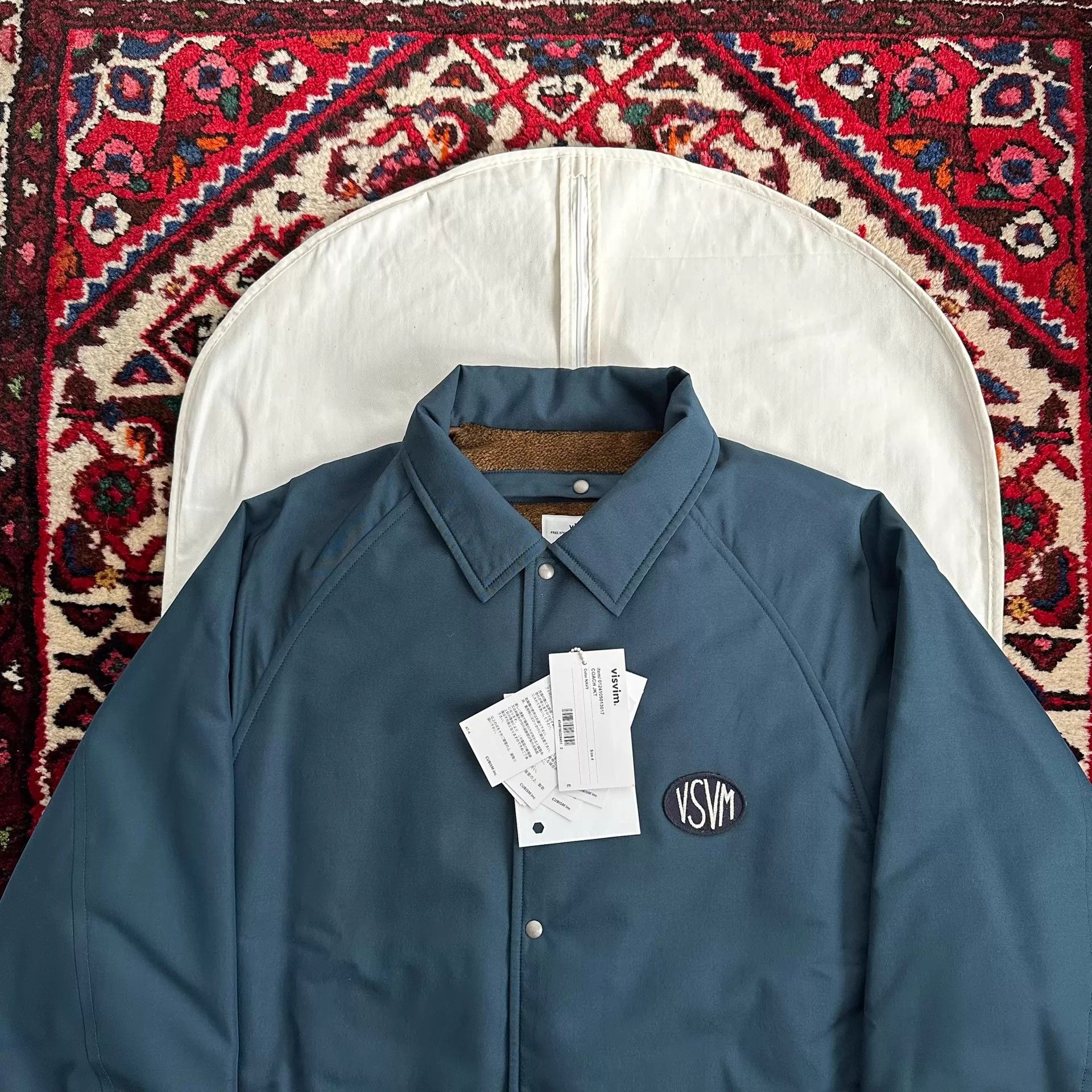 Visvim VISVIM 24SS Coach JKT Silk Wool Blend Jacket Size 4 Size US XL / EU 56 / 4 - 4 Thumbnail