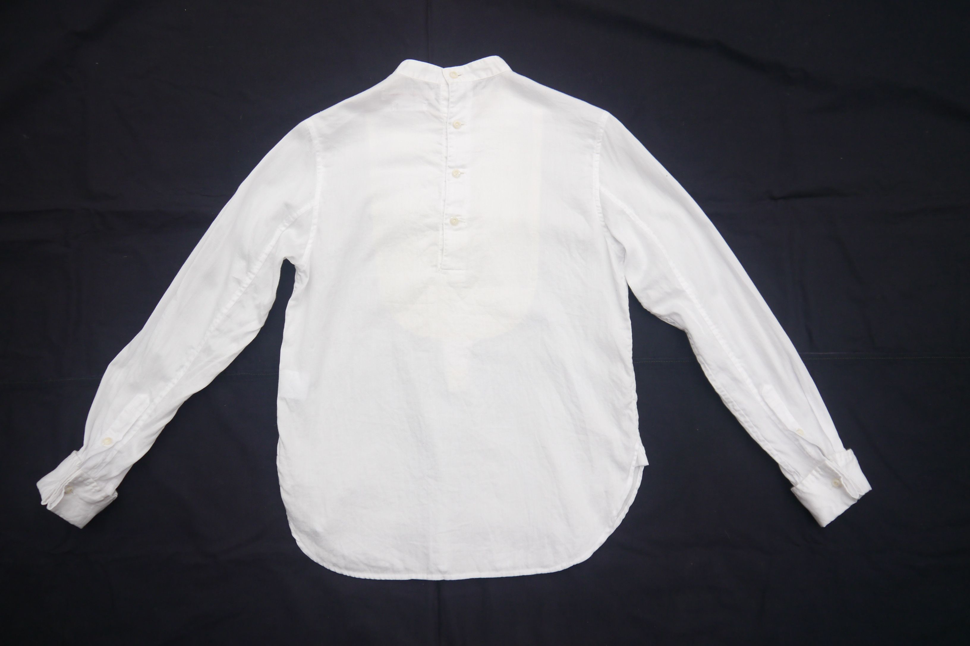 Japanese Brand (S451) Beams Boy White Pleated French Cuff Shirt Japan Size S / US 4 / IT 40 - 7 Thumbnail