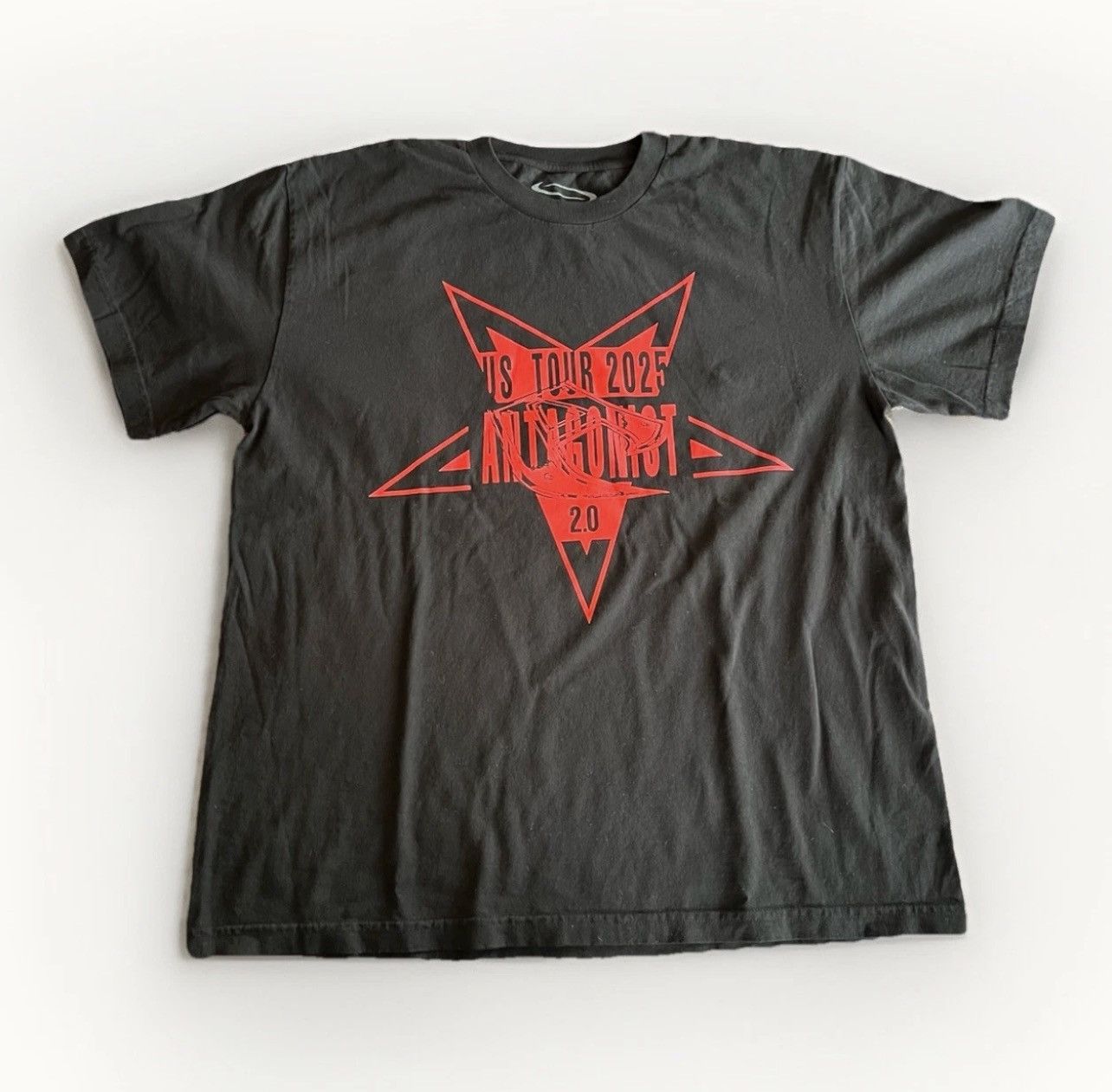 Playboi Carti Playboi Carti Antagonist Tour Red Pentagram Tee Size Large Size US L / EU 52-54 / 3 - 1 Thumbnail