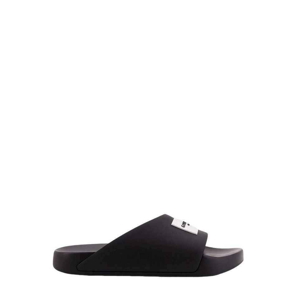 Givenchy GIVENCHY Black Rubber Slides New (Men's size:US 7 / EU 40;) Size US 7 / EU 40 - 1 Thumbnail
