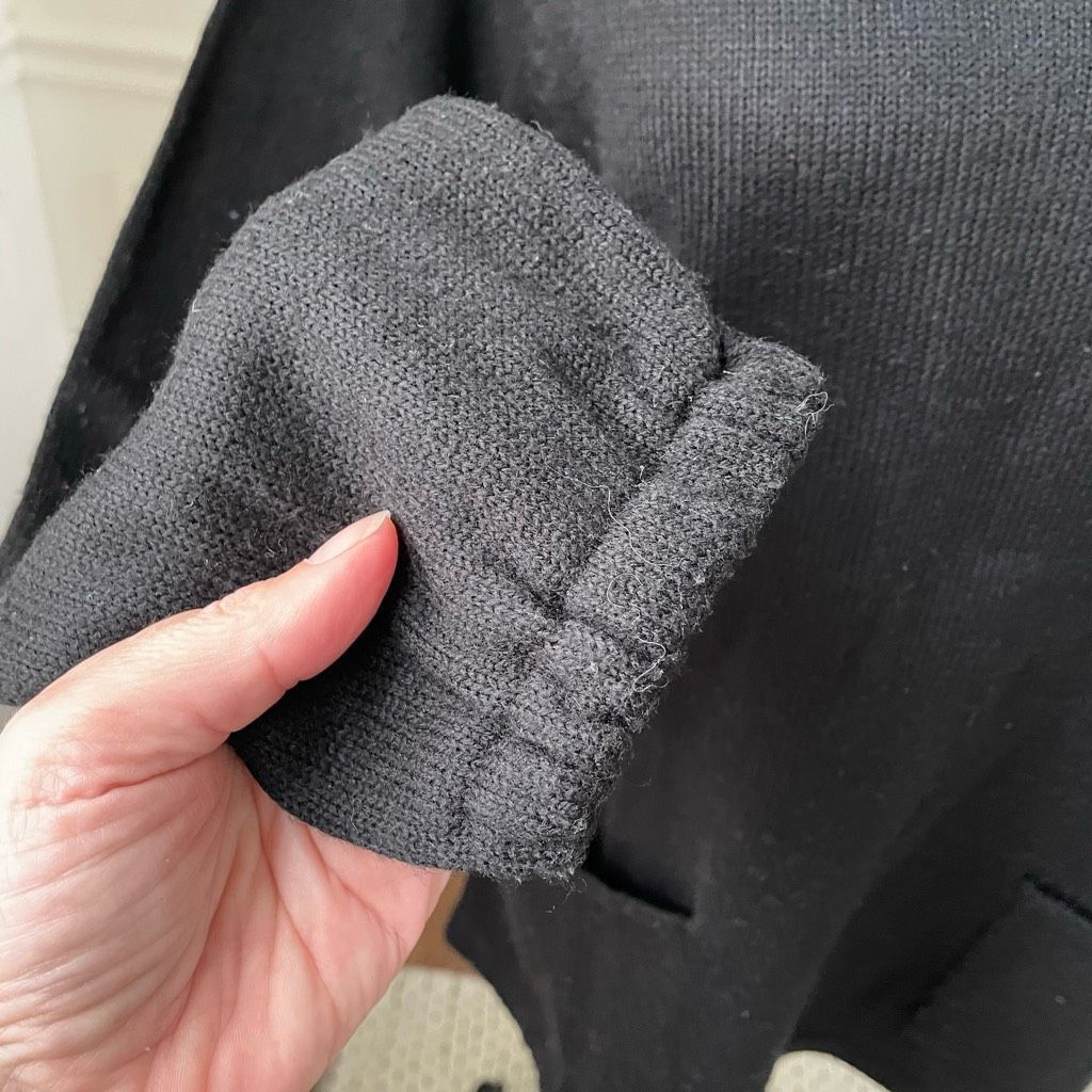Vintage Vintage 70s Corliss Split Neck Tunic Sweater Black M L Size M / US 6-8 / IT 42-44 - 5 Thumbnail