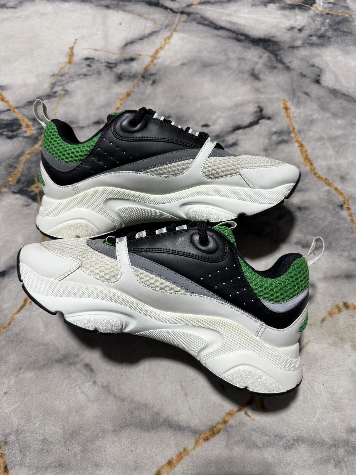Dior Dior B22 Green Black White - Sz 9Us Size US 9 / EU 42 - 4 Thumbnail