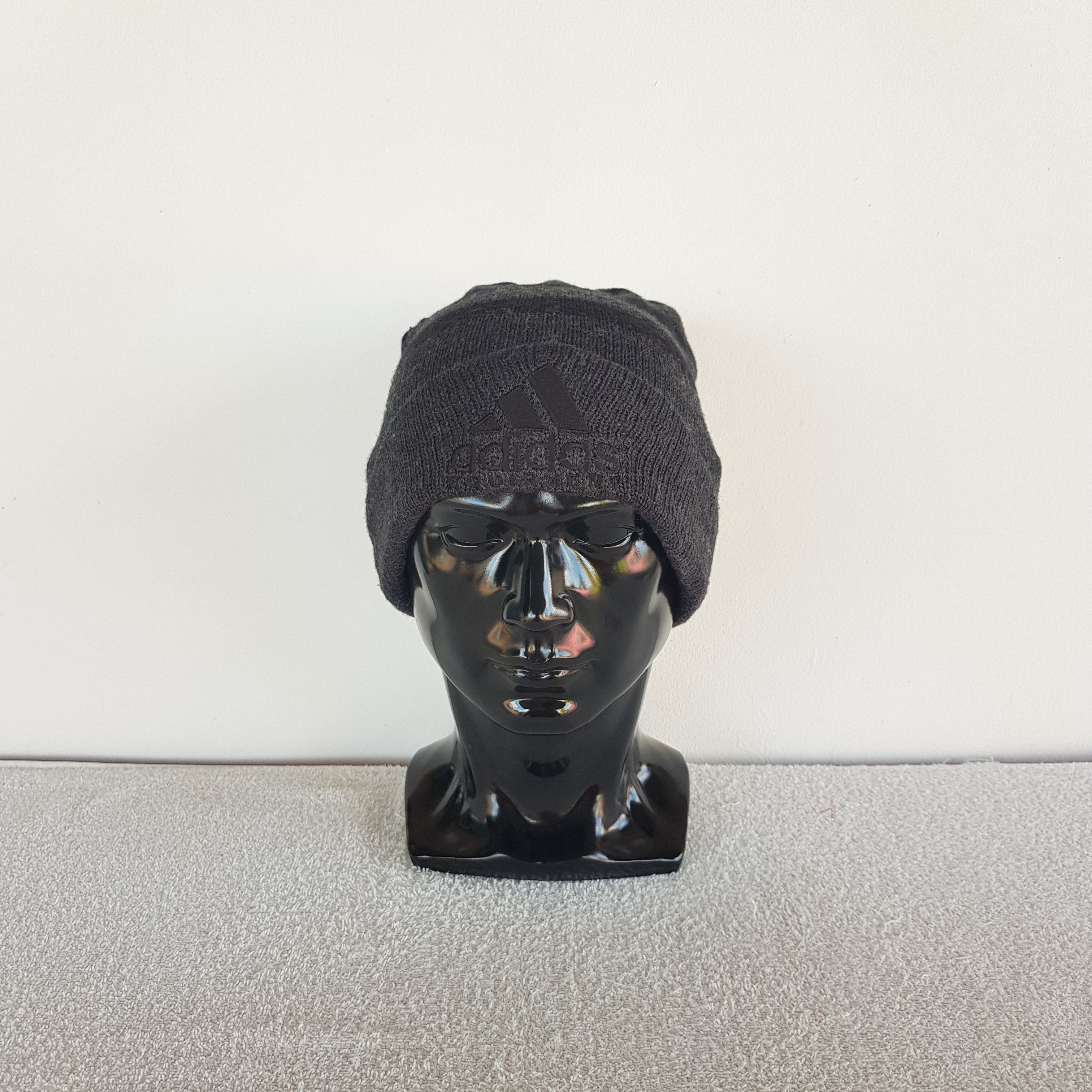 Adidas Vintage 90s Adidas Beanie Fair Isle Ribbed Knit Ski Caps Hat Size ONE SIZE - 2 Thumbnail