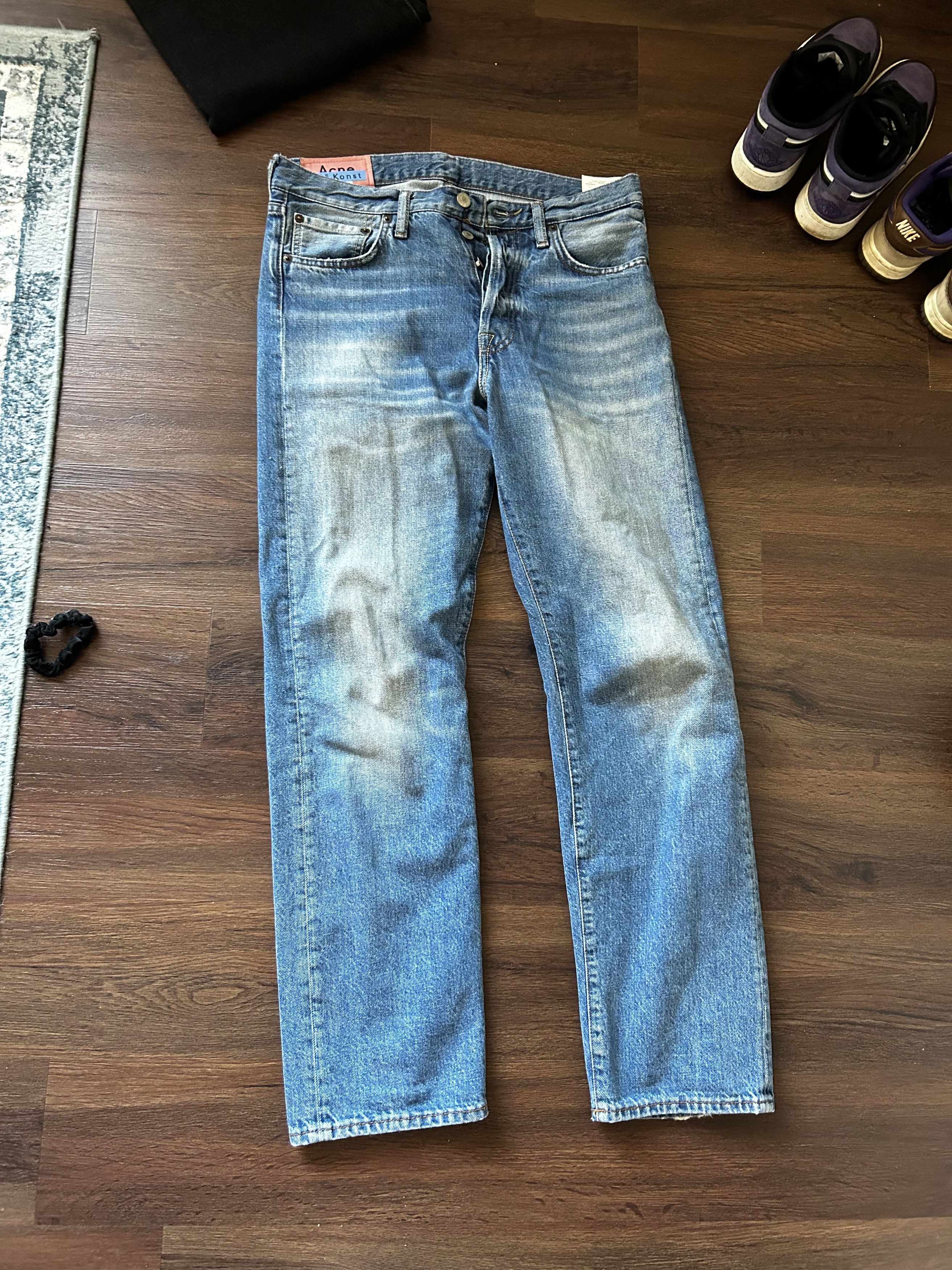 Acne Studios ACNE STUDIOS x Blå Konst 1996 straight jeans Size US 31 - 1 Thumbnail