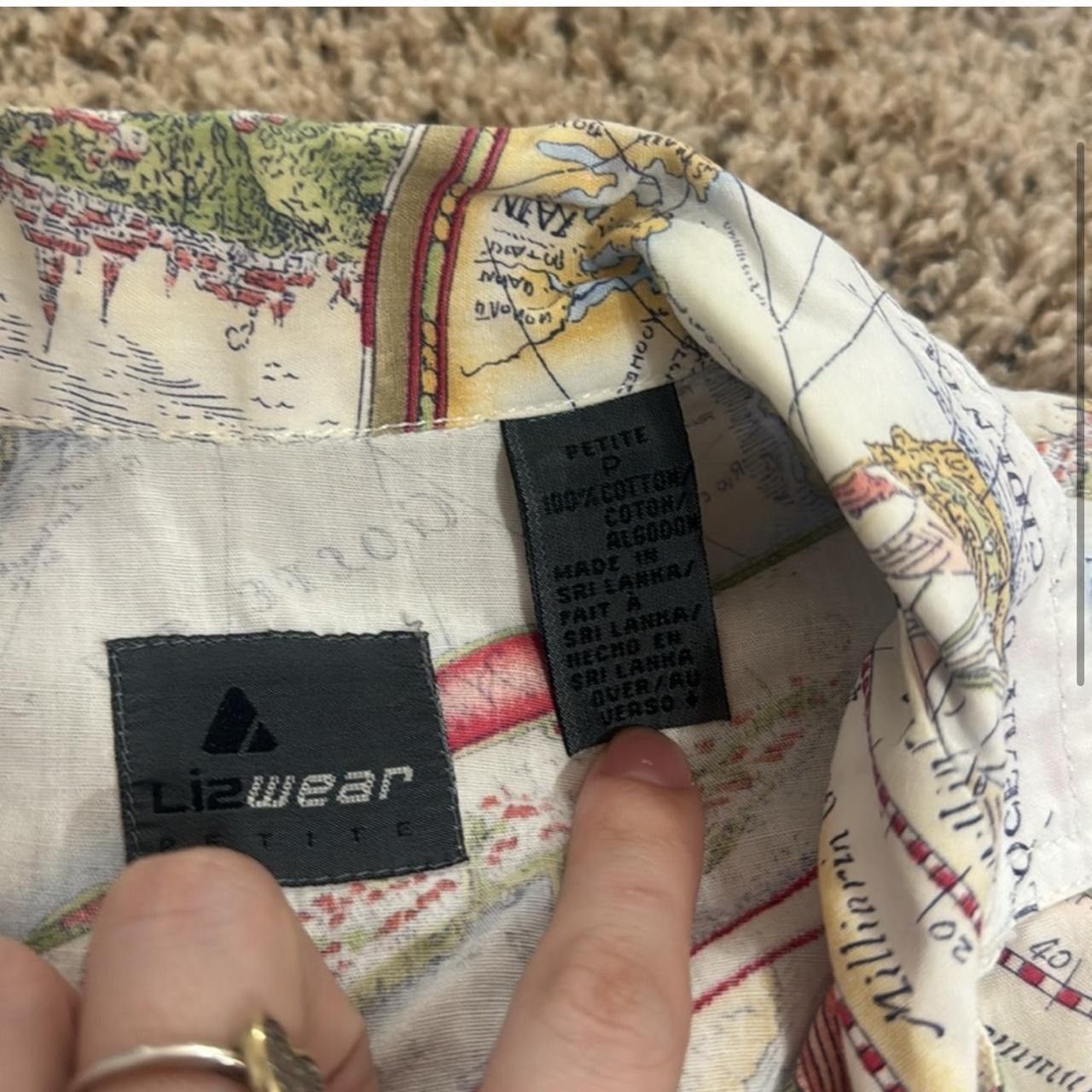 Vintage Vintage World Map Button Down Size S / US 4 / IT 40 - 4 Thumbnail