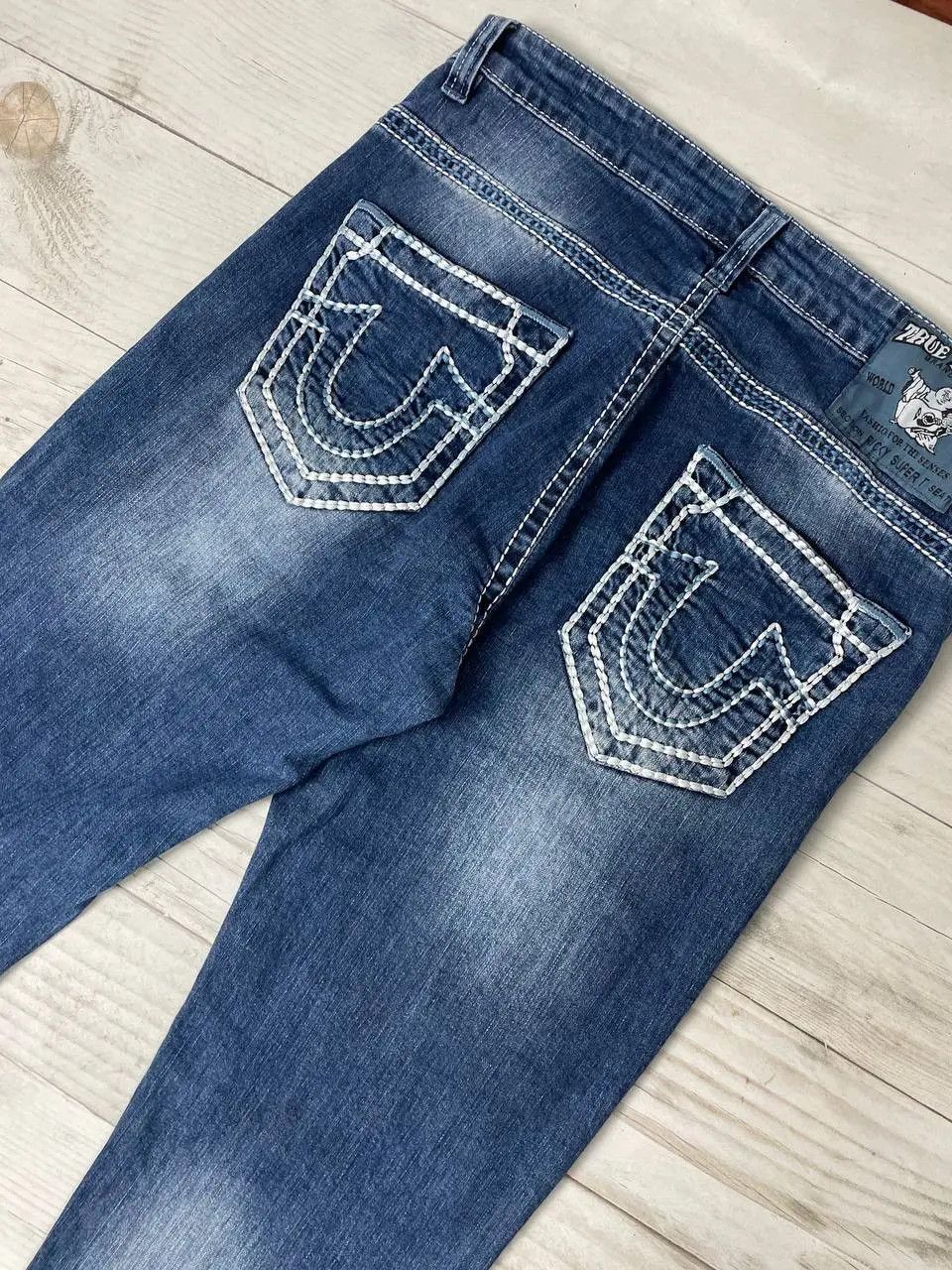 True Religion Vintage True Religion Ricky Super T Denim Jeans Japan Size US 36 / EU 52 - 11 Thumbnail