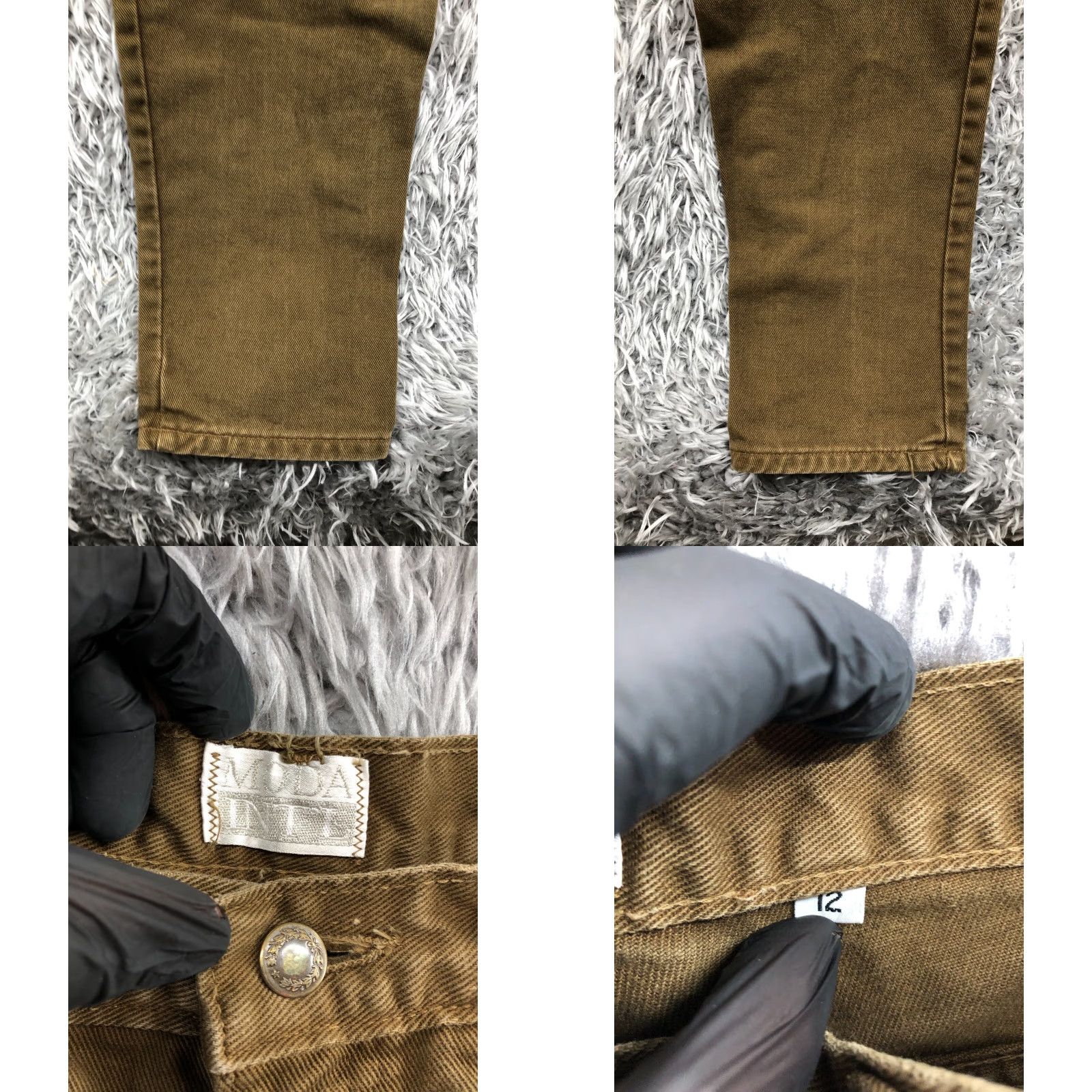 Vintage VINTAGE The London Jean MODA INTL The London Jean Jeans 12 Womens High Rise Mom Brown Medium Wash Denim 34 In Inseam 30 Waist 5-Pocket Design Cotton Size 34" / US 12 / IT 48 - 8 Thumbnail