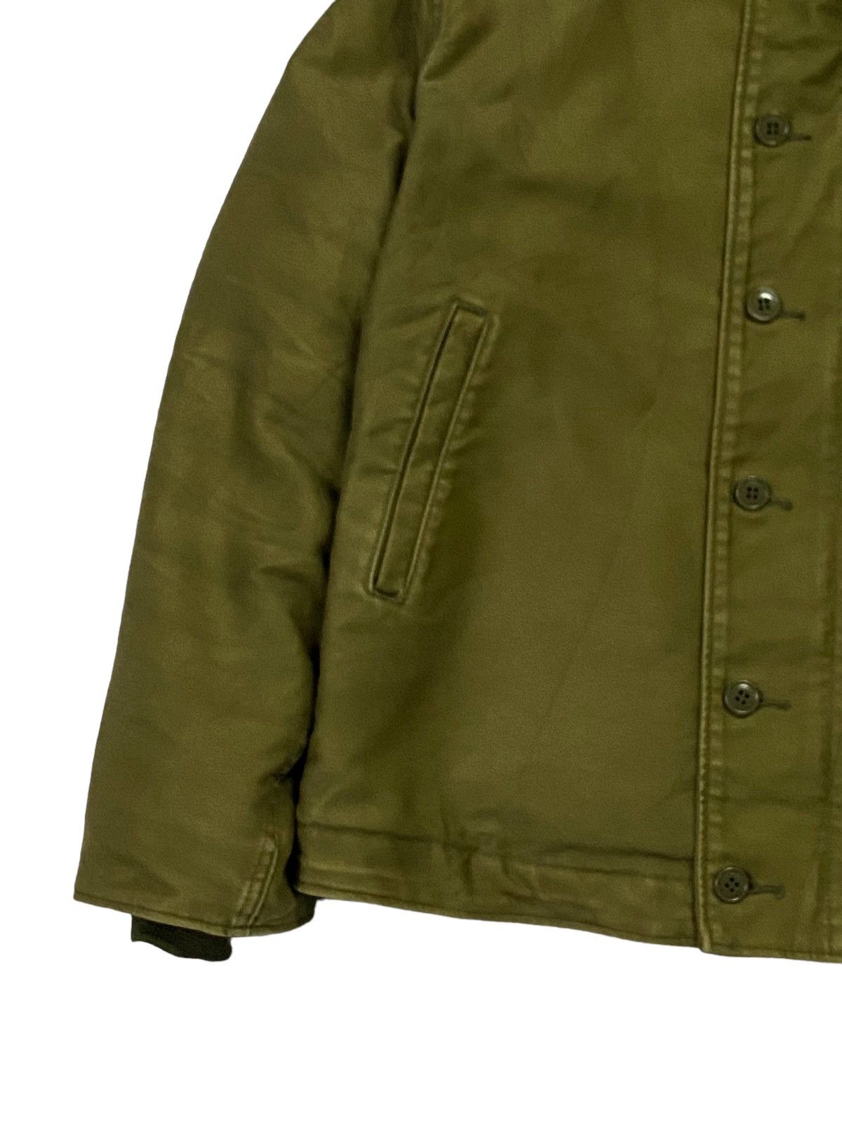Vintage Vintage Houston U.S.N Navy N-1 Deck Jacket Size US L / EU 52-54 / 3 - 14 Thumbnail