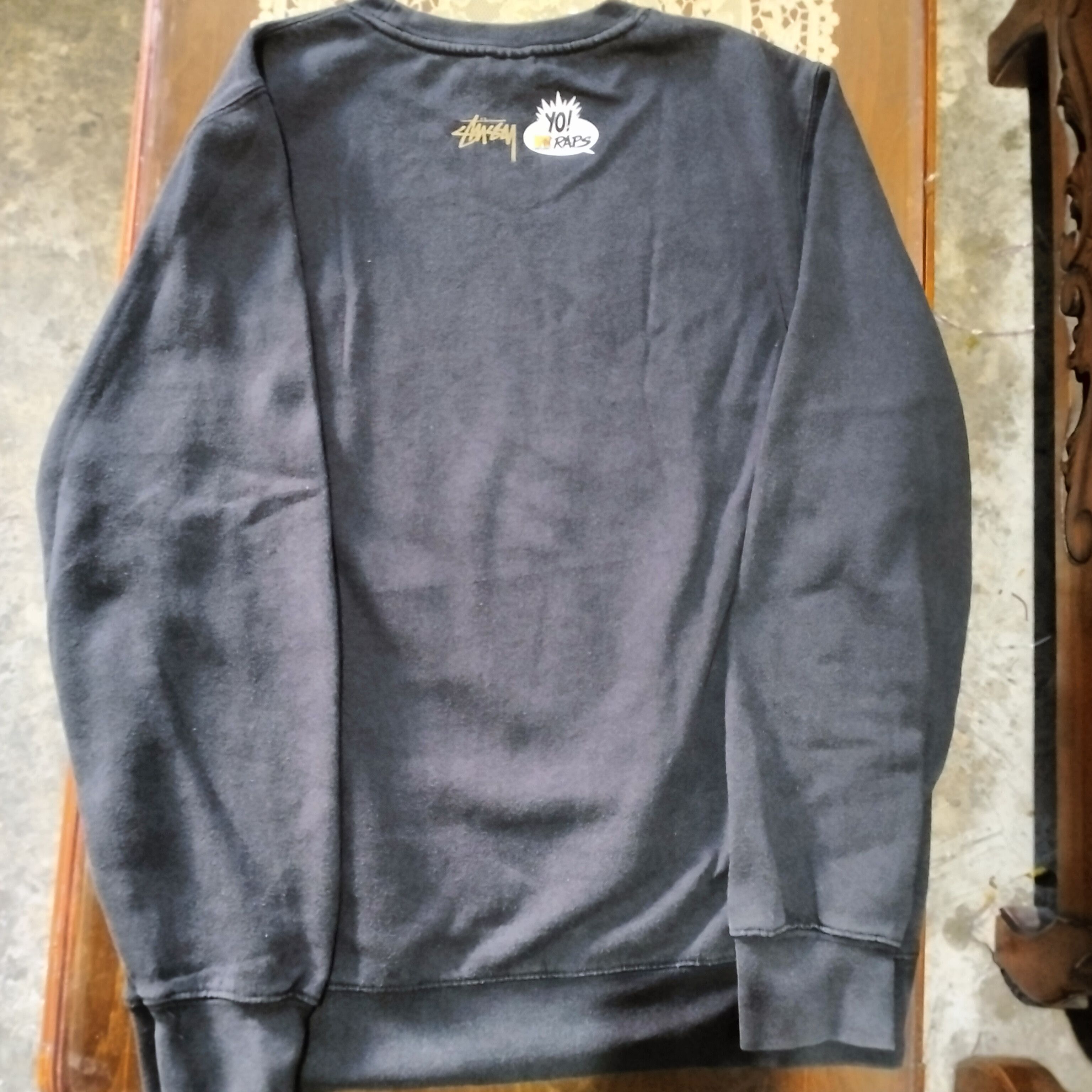 Stussy Stussy Crewneck Yo Raps (Very Rare) Size US M / EU 48-50 / 2 - 2 Thumbnail