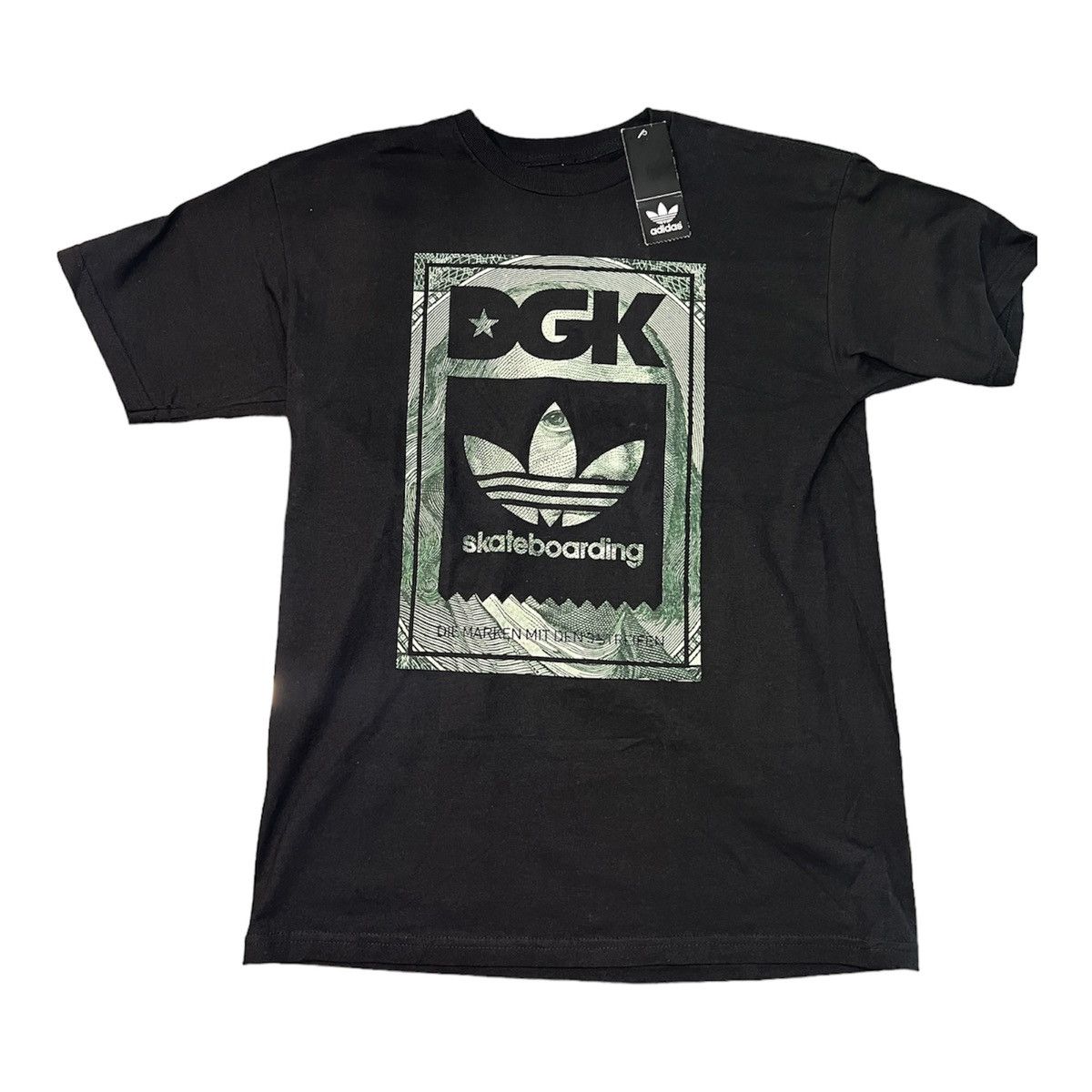 DGK Adidas DGK Money Dollar Bill Black T Shirt New Size US M / EU 48-50 / 2 - 1 Thumbnail