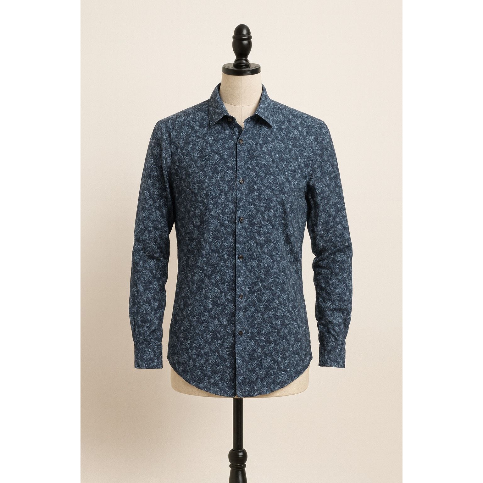 The Kooples The Kooples Sport Fitted Leaf Print Shirt – Size S Size US S / EU 44-46 / 1 - 1 Thumbnail