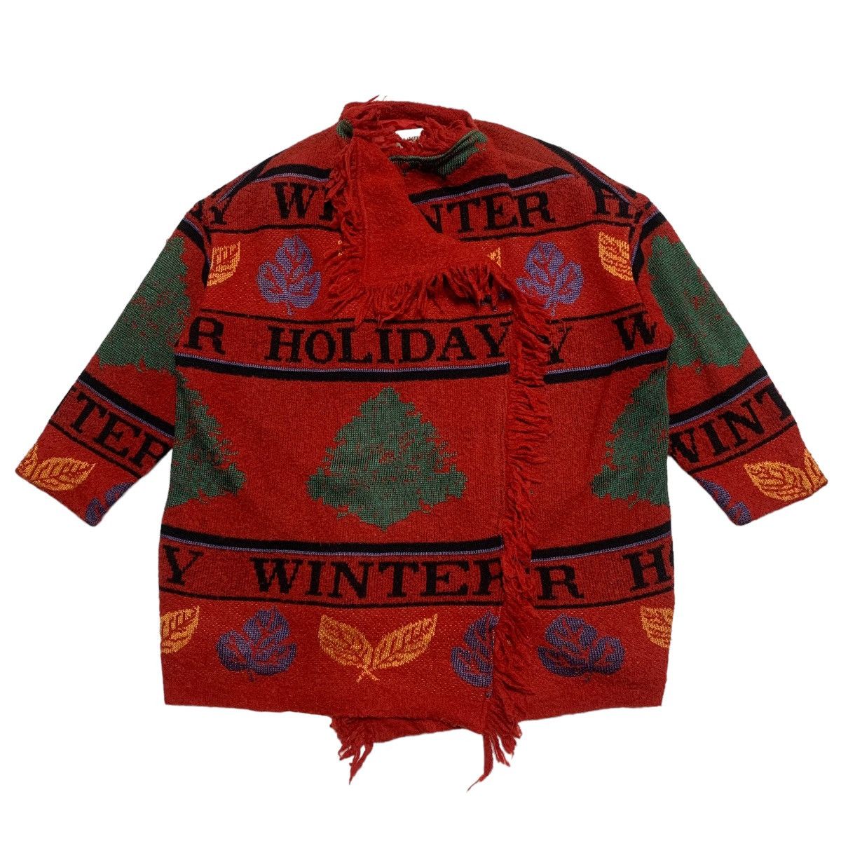 Japanese Brand Saint Joie Winter Holiday Knitwear Coat Size M / US 6-8 / IT 42-44 - 1 Thumbnail