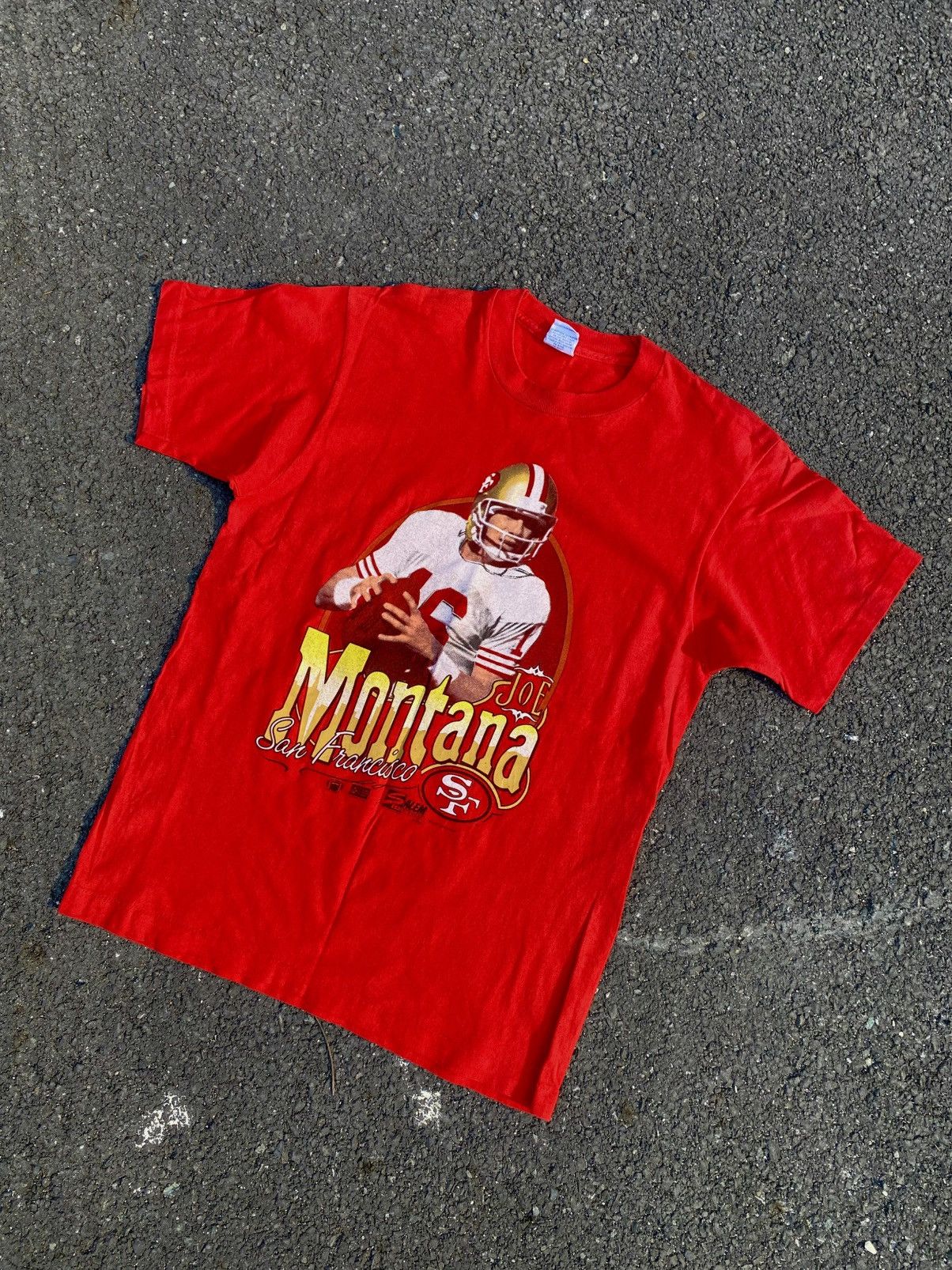 Salem Sportswear Joe Montana – vintage 1990 Size US L / EU 52-54 / 3 - 1 Thumbnail
