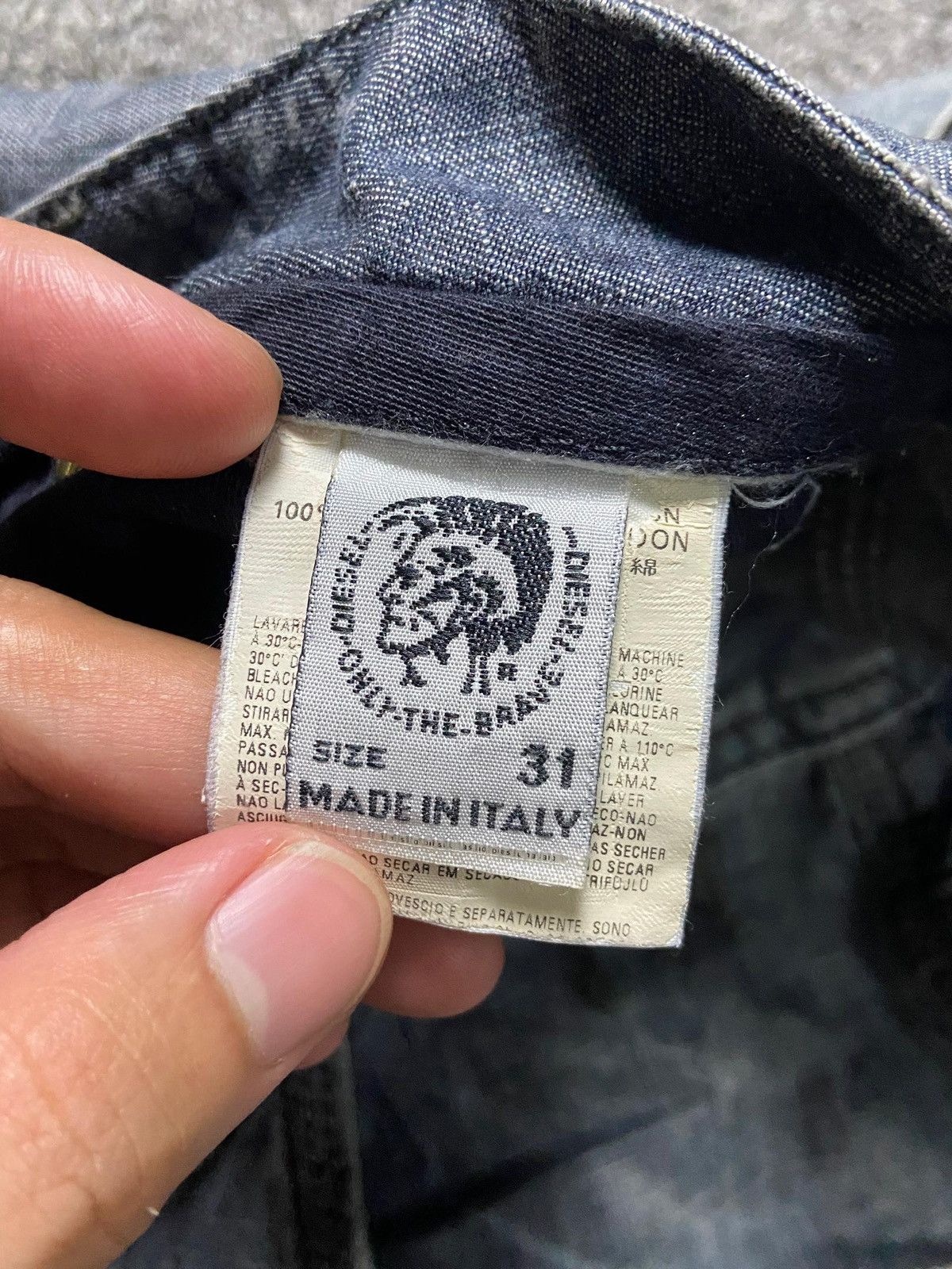 Diesel Vintage DIESEL Only The Brave Straight Cut Jeans (142) Size US 33 - 4 Thumbnail