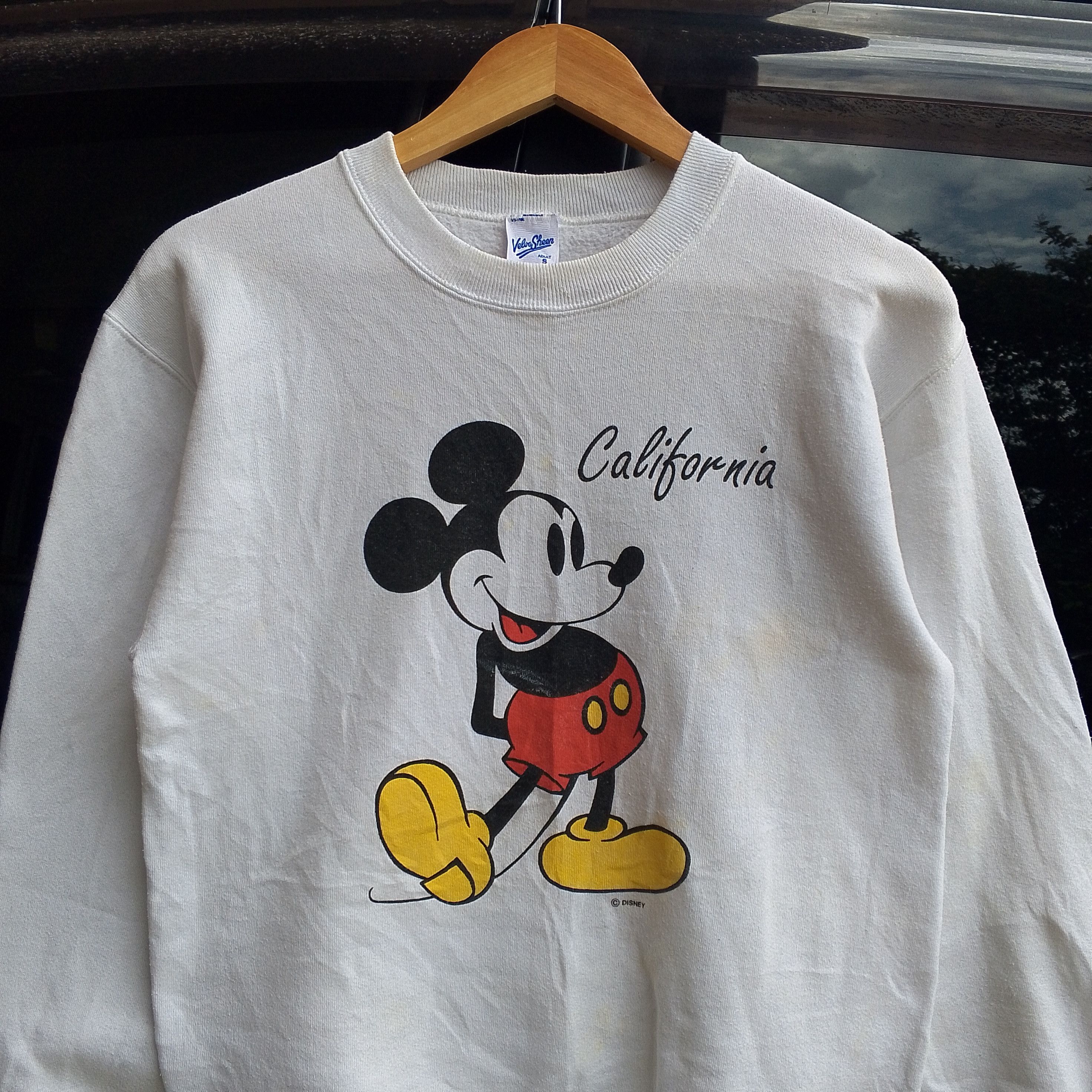 Vintage Vintage Mickey Mouse California Sweatshirt Size US S / EU 44-46 / 1 - 2 Thumbnail