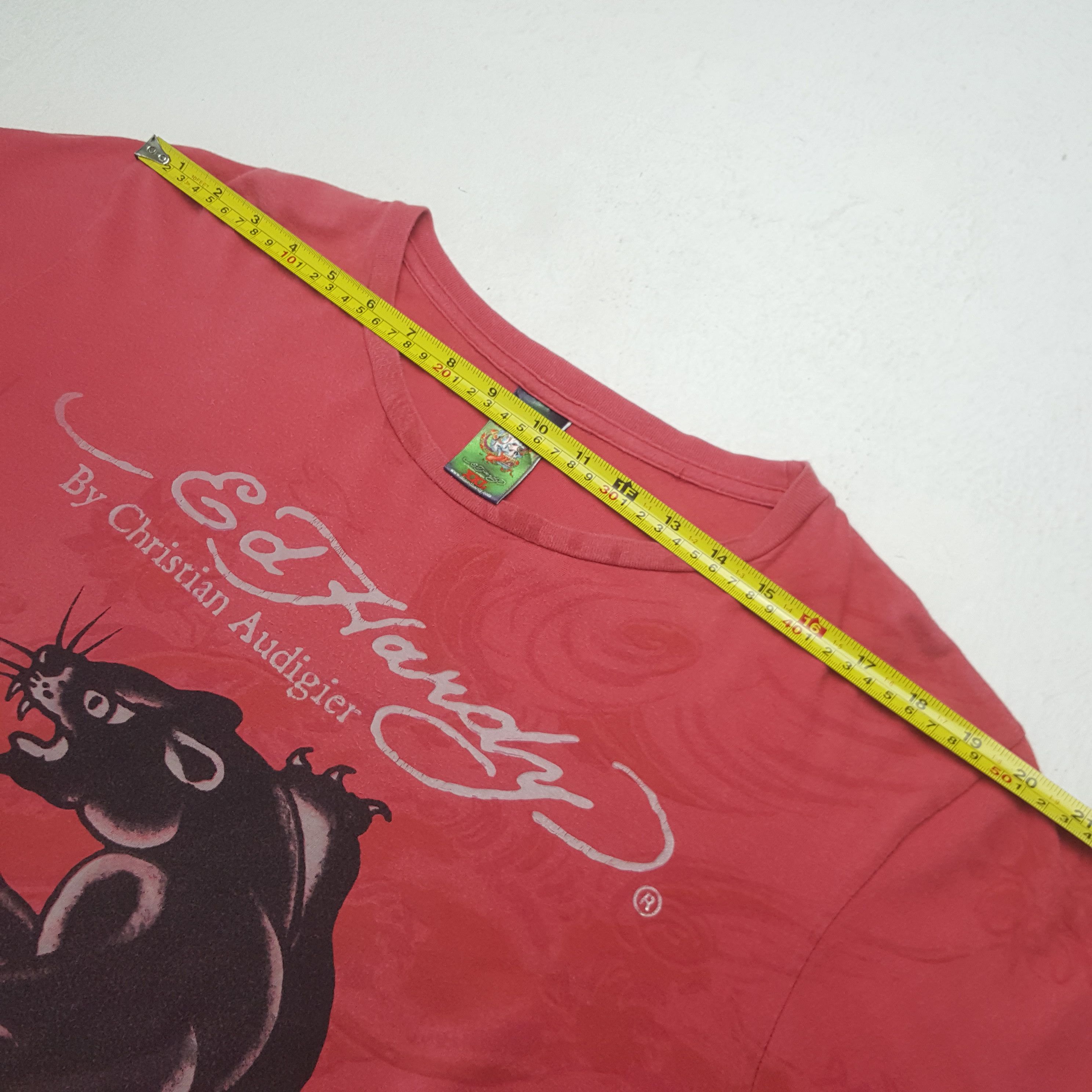 Ed Hardy Vintage Ed Hardy by Christian Audiger Tiger Art Tshirt RR3 Size US XXL / EU 58 / 5 - 6 Thumbnail