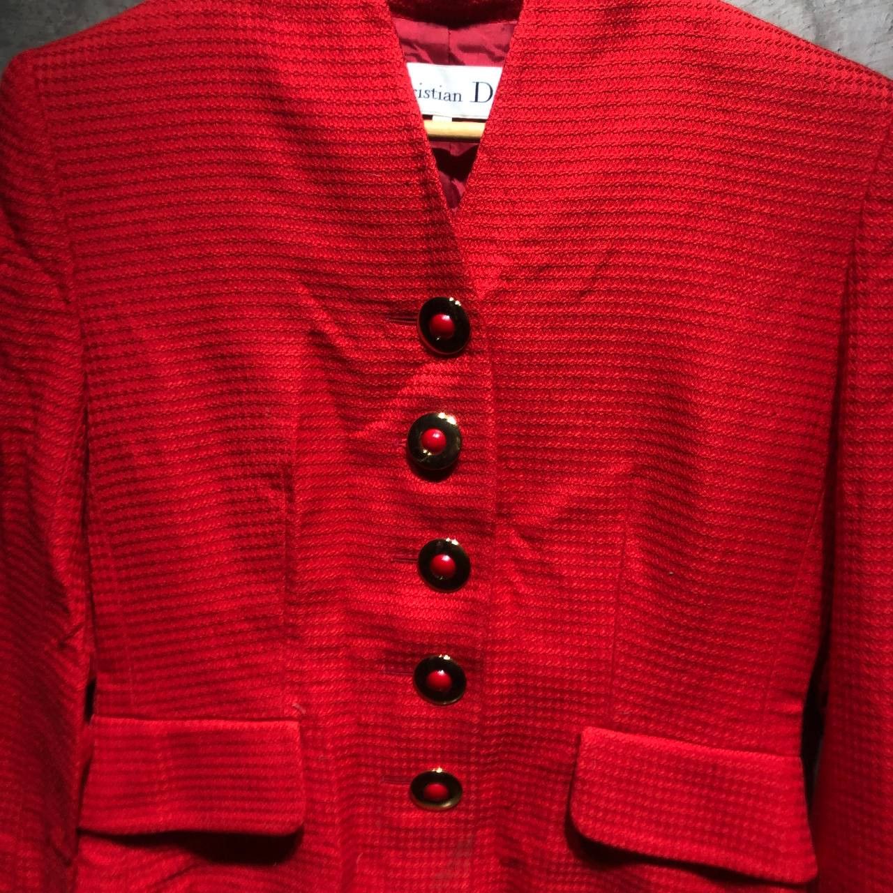 Dior Christian Dior Tweed Blazer Size S / US 4 / IT 40 - 2 Thumbnail