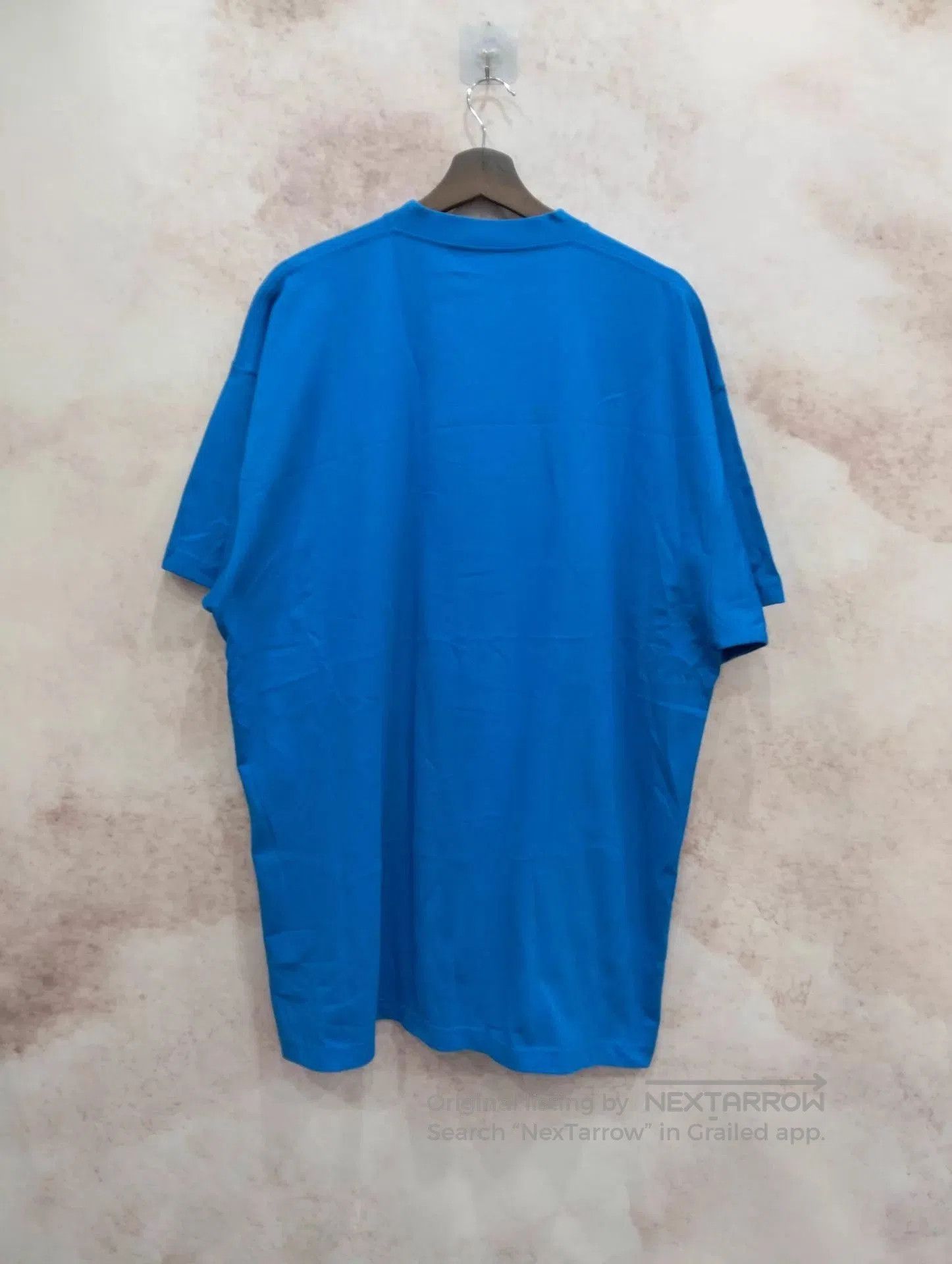 Balenciaga Blue Short Sleeve Graphic T. Size US M / EU 48-50 / 2 - 2 Thumbnail
