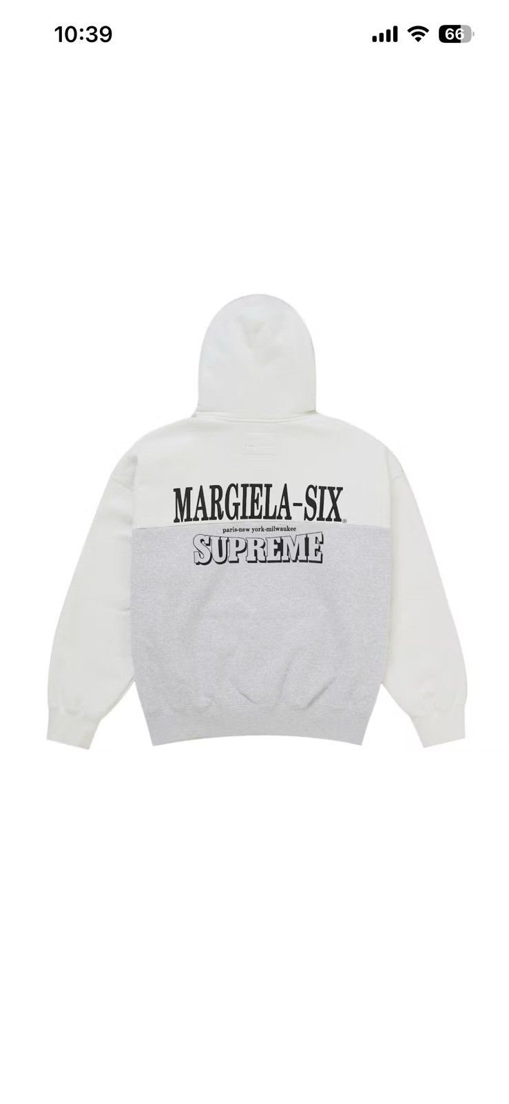 Maison Margiela × Supreme Supreme MM6 Mason Margiela Eagle Zip Up Hooded Sweatshirt Size US M / EU 48-50 / 2 - 11 Thumbnail