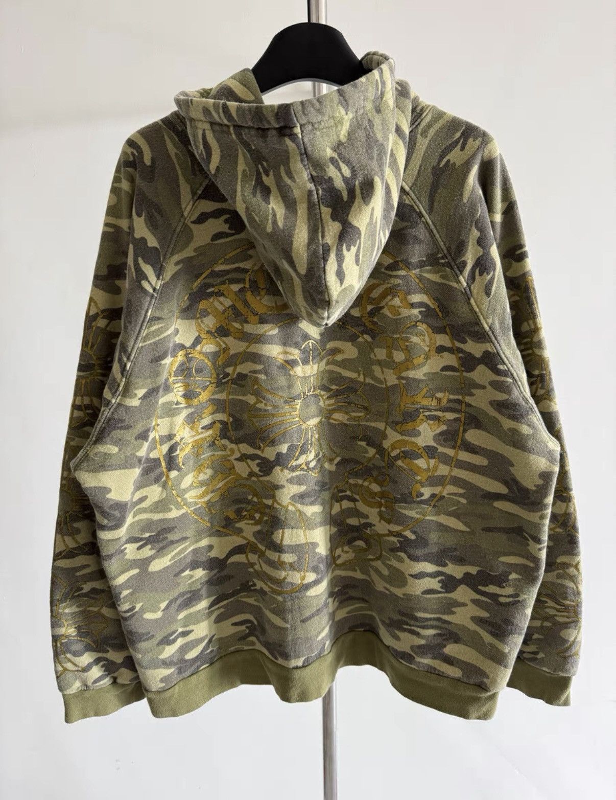 Chrome Hearts Chrome Hearts Camouflage Waffle Knit Zip Hoodie Size US L / EU 52-54 / 3 - 2 Thumbnail