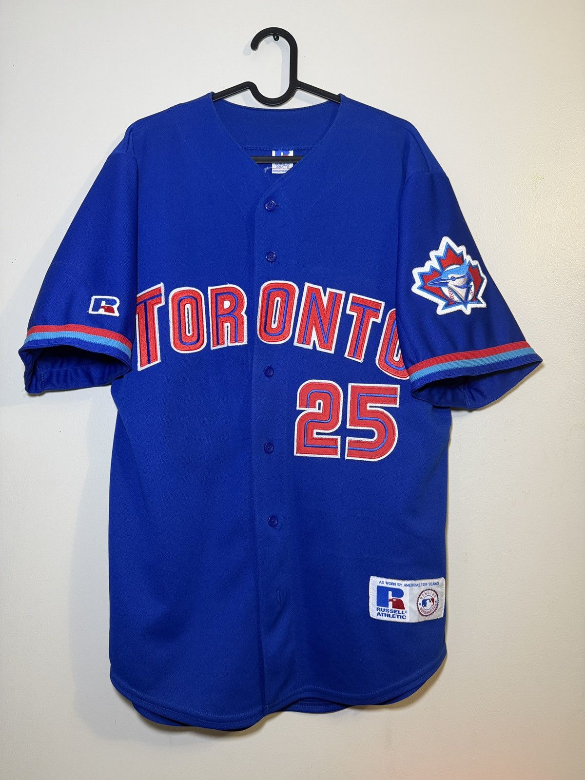 MLB 2001 Russell Athletic Toronto Blue Jays Delgado MLB Jersey Size US M / EU 48-50 / 2 - 1 Thumbnail