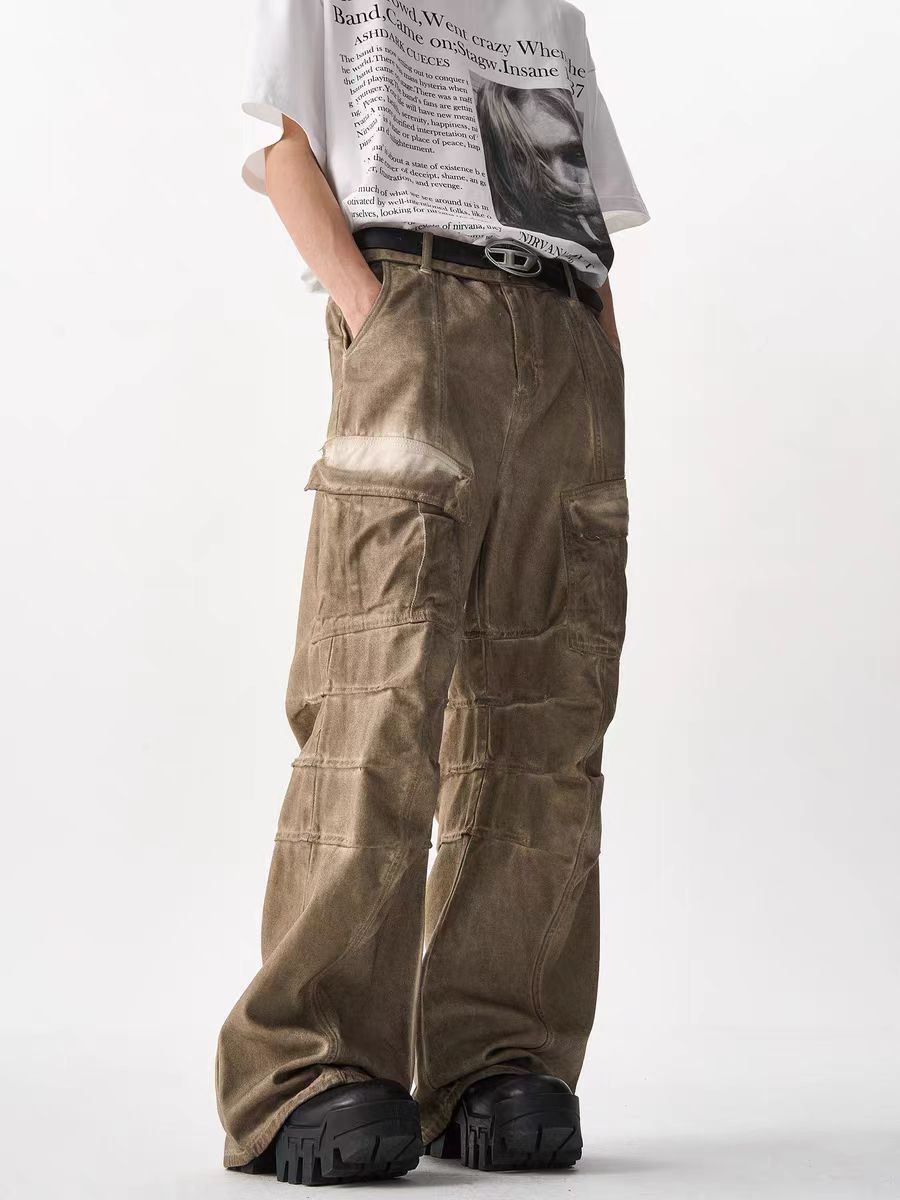 Japanese Brand × Vintage Vintage Heavyweight Washed Pleated Workwear Casual Pants Size US 30 / EU 46 - 3 Thumbnail