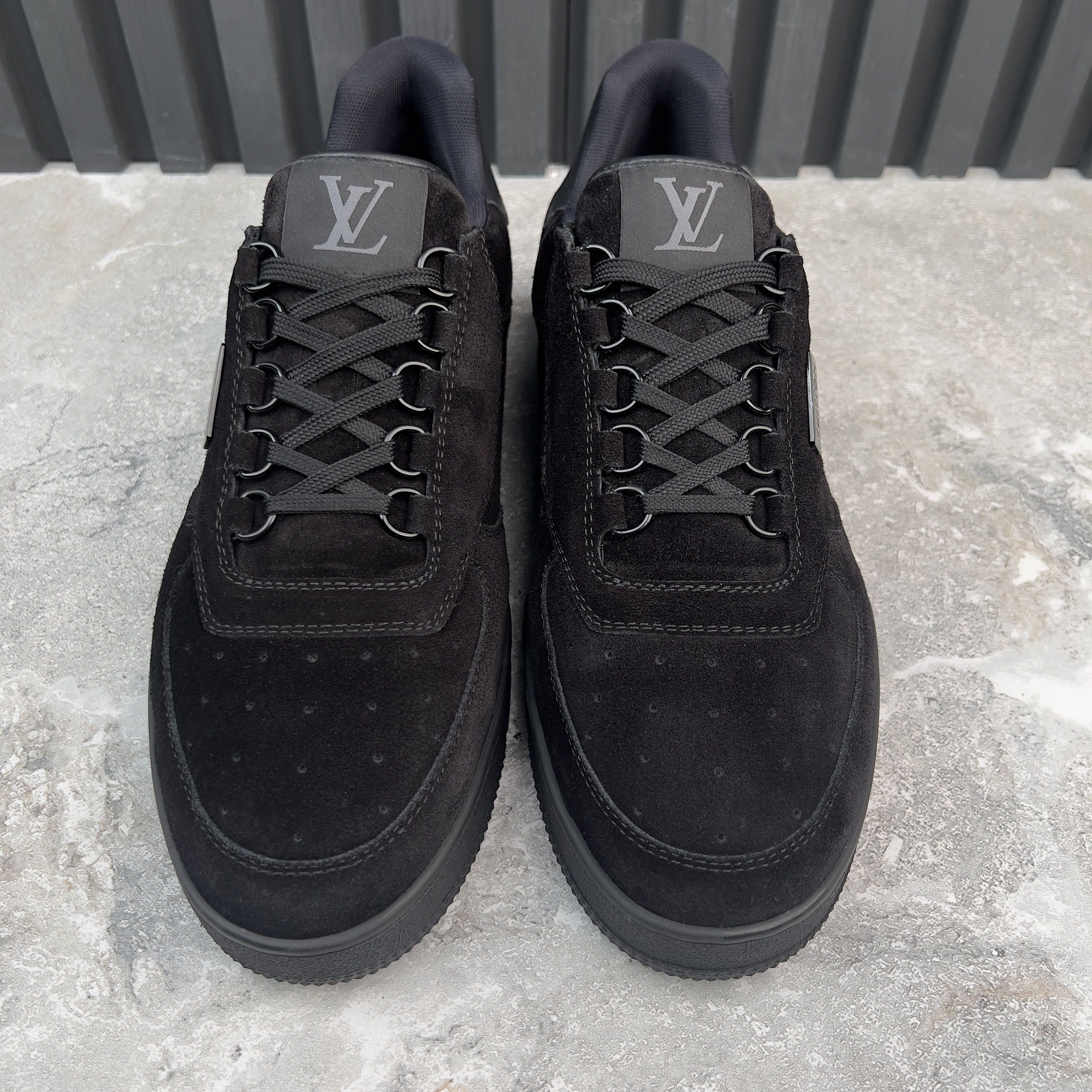 Louis Vuitton LV Trainer Sneakers Monogram Black Suede Size US 9 / EU 42 - 2 Thumbnail
