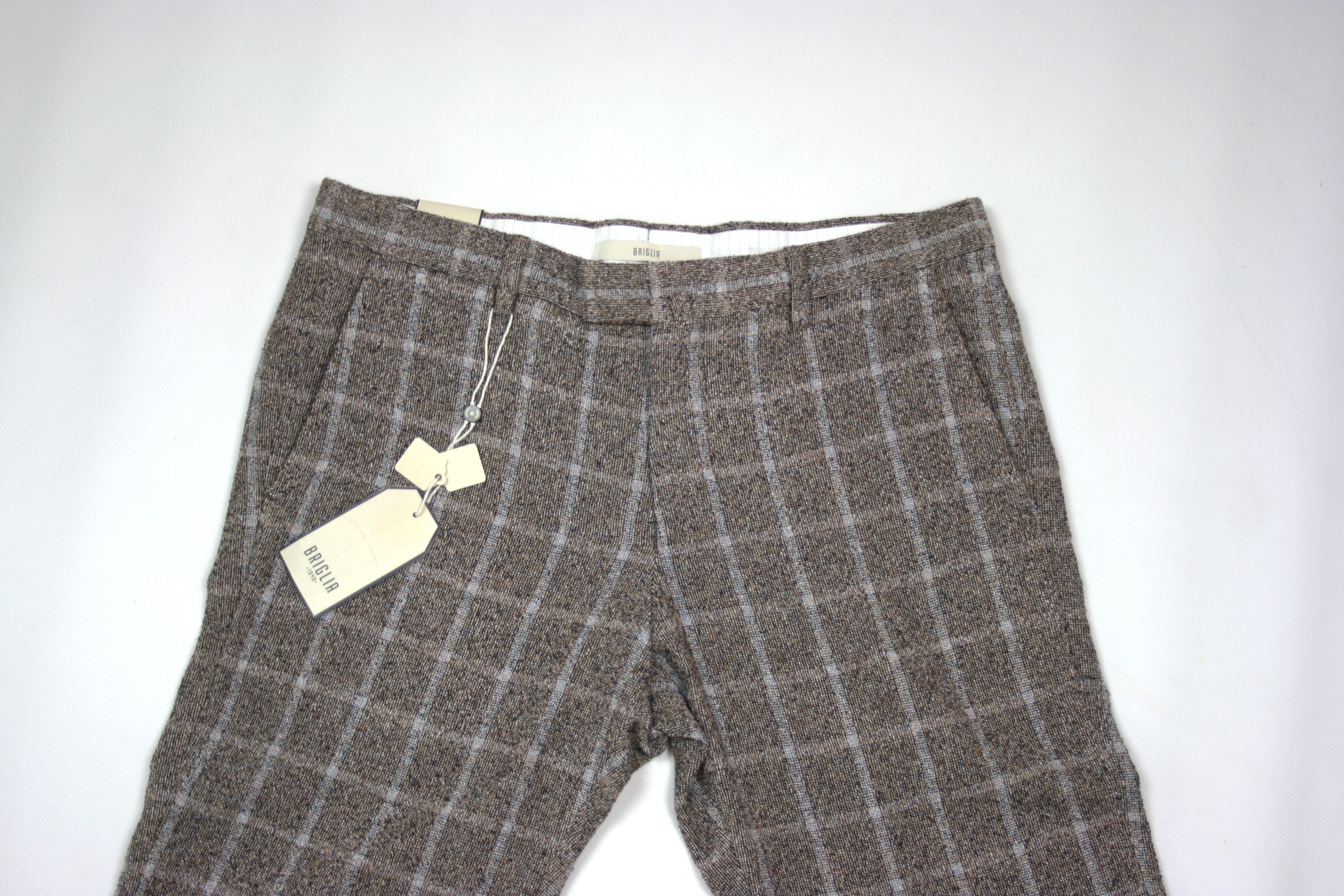 Other Briglia Plaid Slim Pants With Tags Size US 32 / EU 48 - 3 Thumbnail