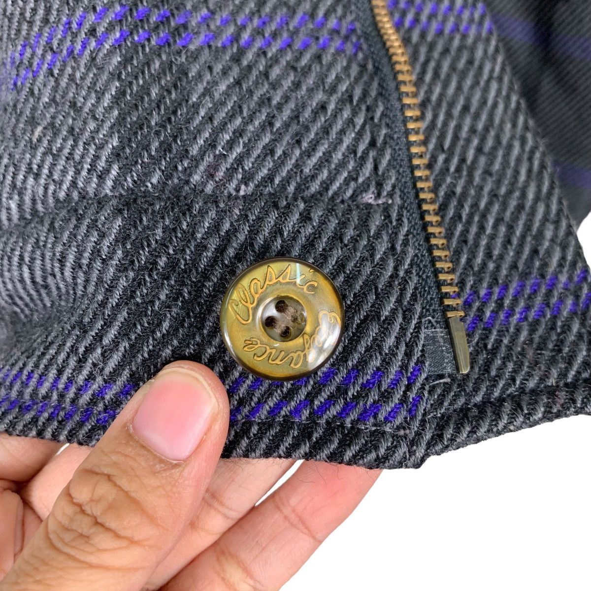 Japanese Brand GRETNA CLUB Checked Plaid Casual Jacket #0040-C3 Size US M / EU 48-50 / 2 - 16 Thumbnail