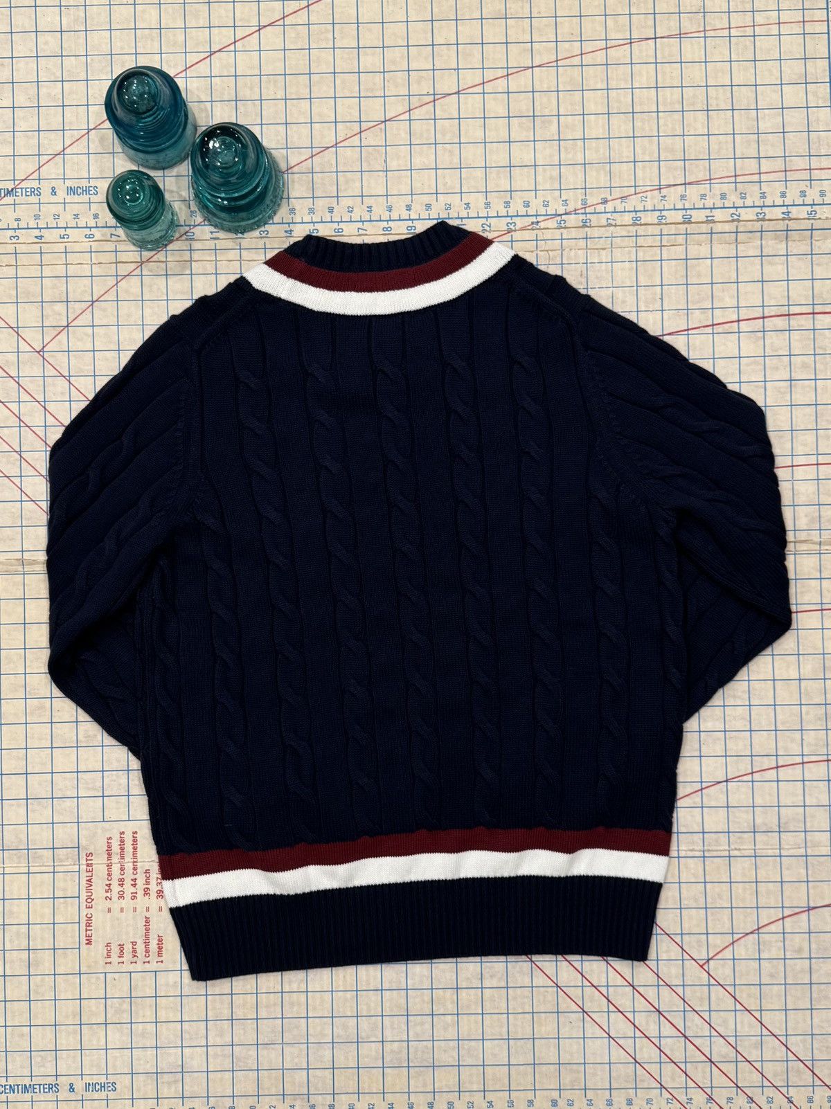 Brooks Brothers NWT Brooks Brothers Supima Cotton Cable Knit Sweater Large Size US L / EU 52-54 / 3 - 9 Thumbnail