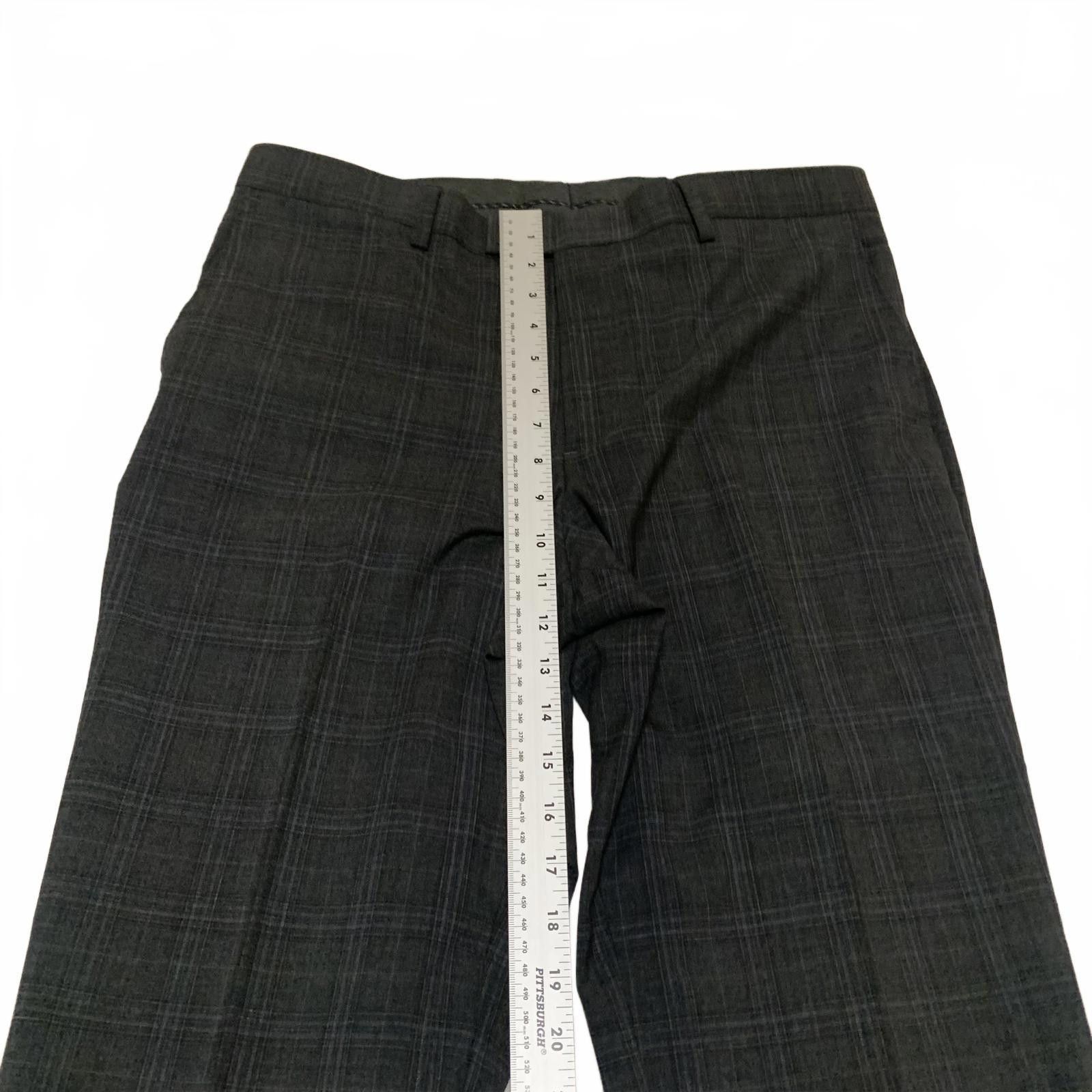 Banana Republic Banana Republic Men's 33x34 Gray Plaid Dress Pants Size 42R - 7 Thumbnail